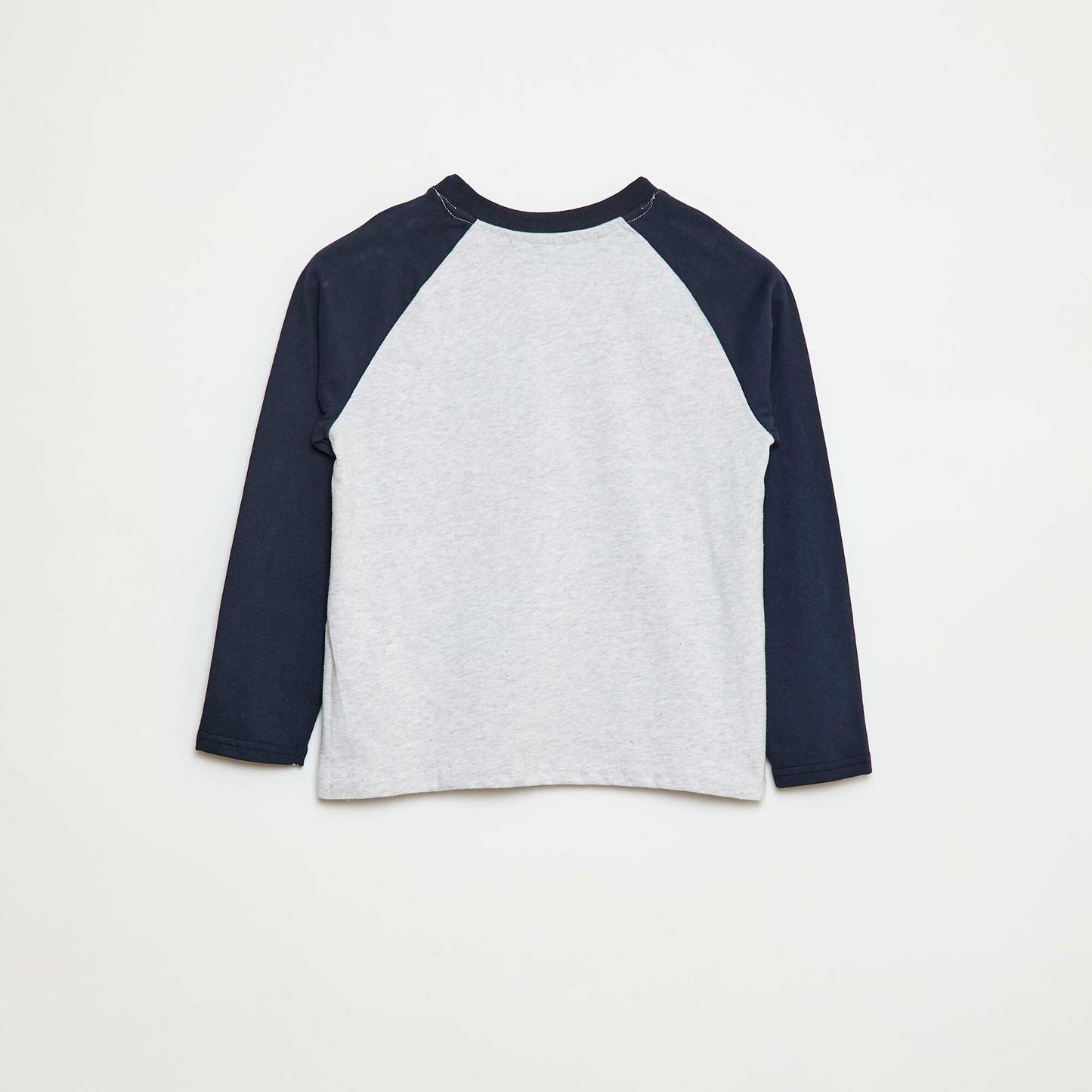 Raglan-sleeved T-shirt BLUE
