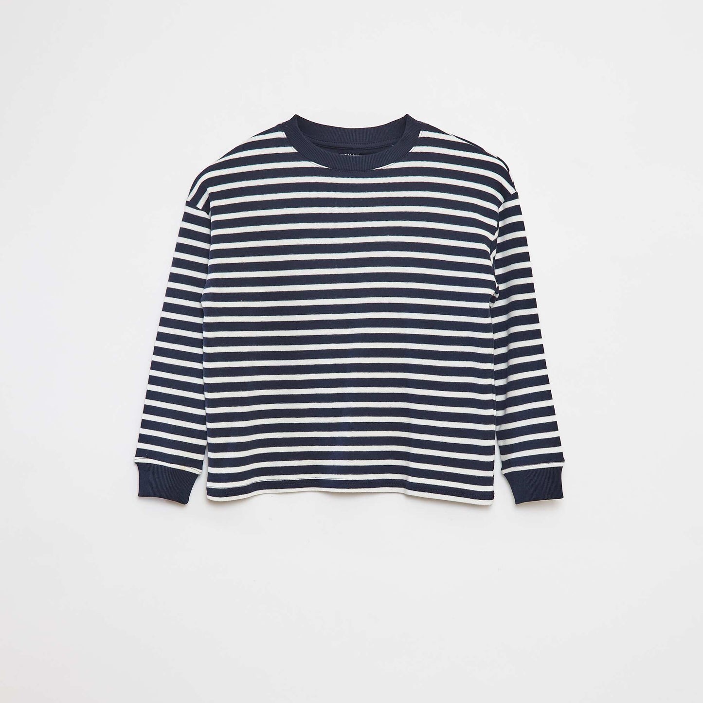 Striped Long-Sleeve T-Shirt BLUE