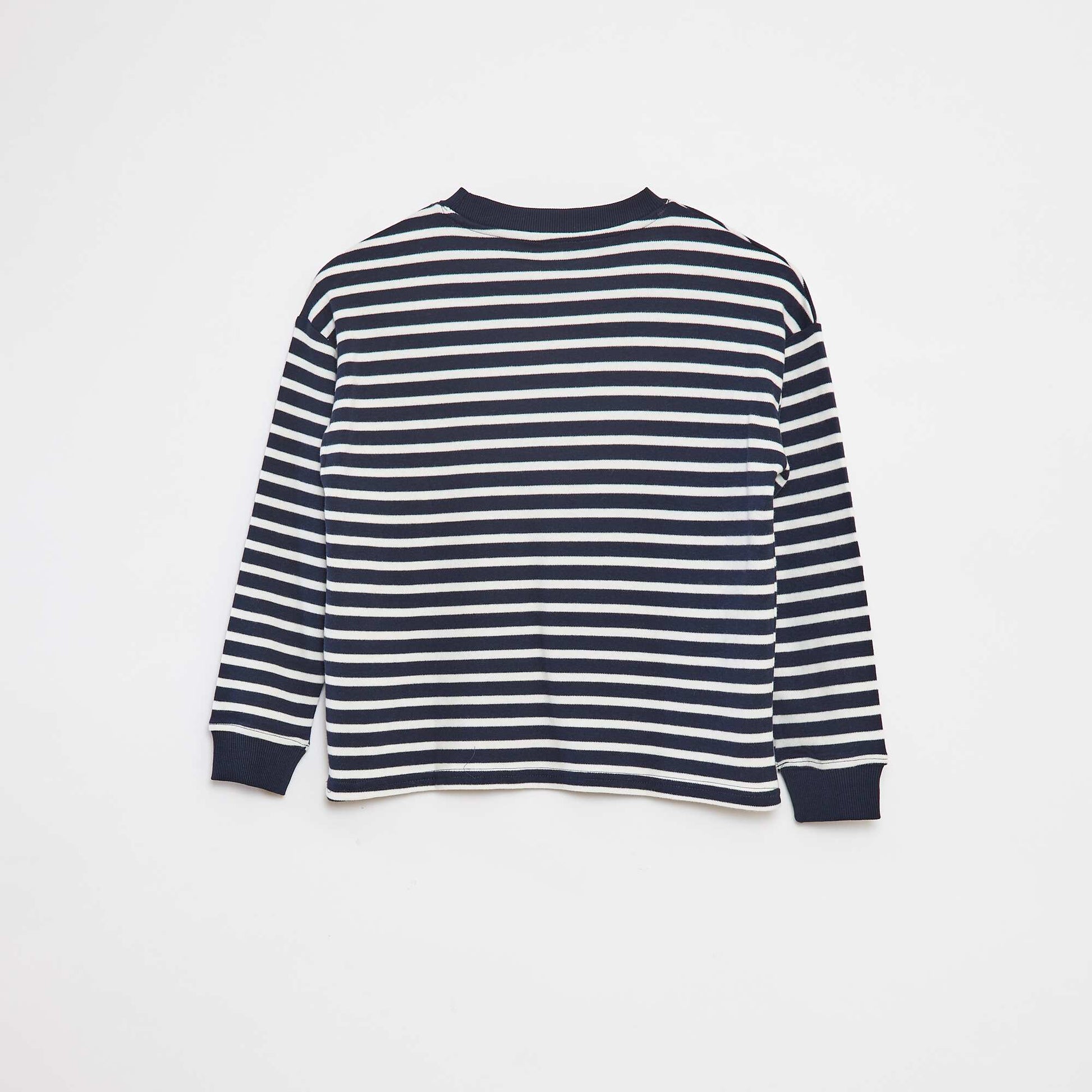 Striped Long-Sleeve T-Shirt BLUE