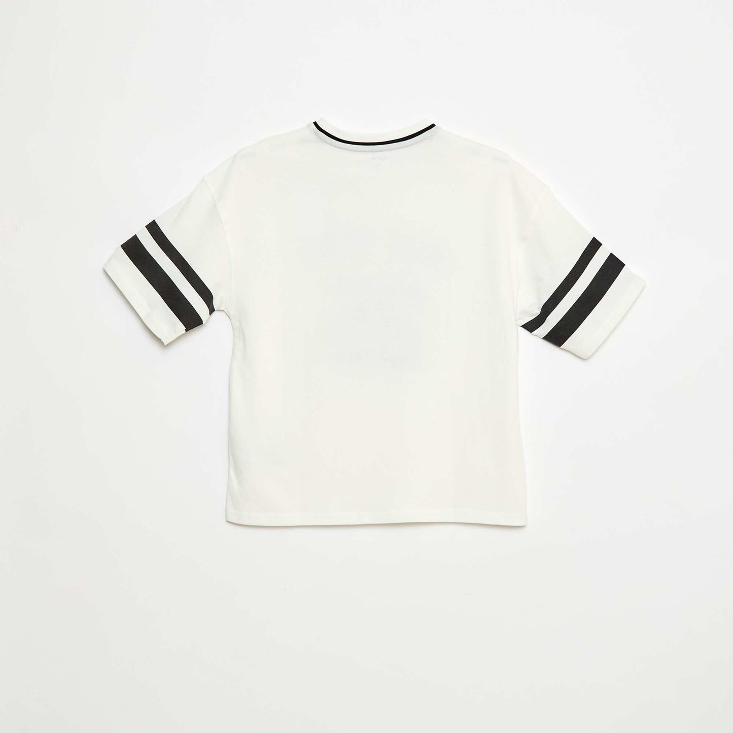 Baseball style T-shirt WHITE