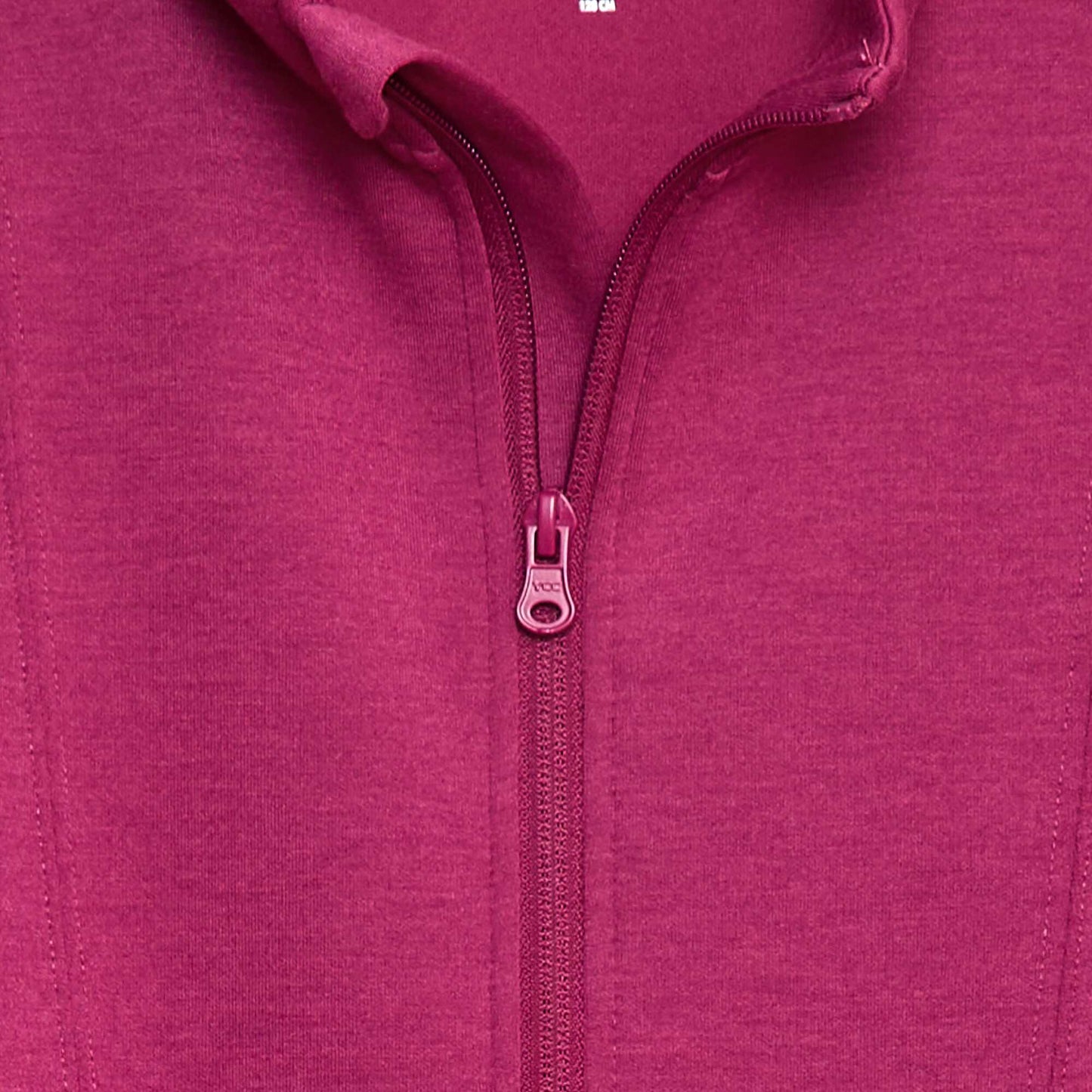 Zip-up high-neck sweatshirt PINK