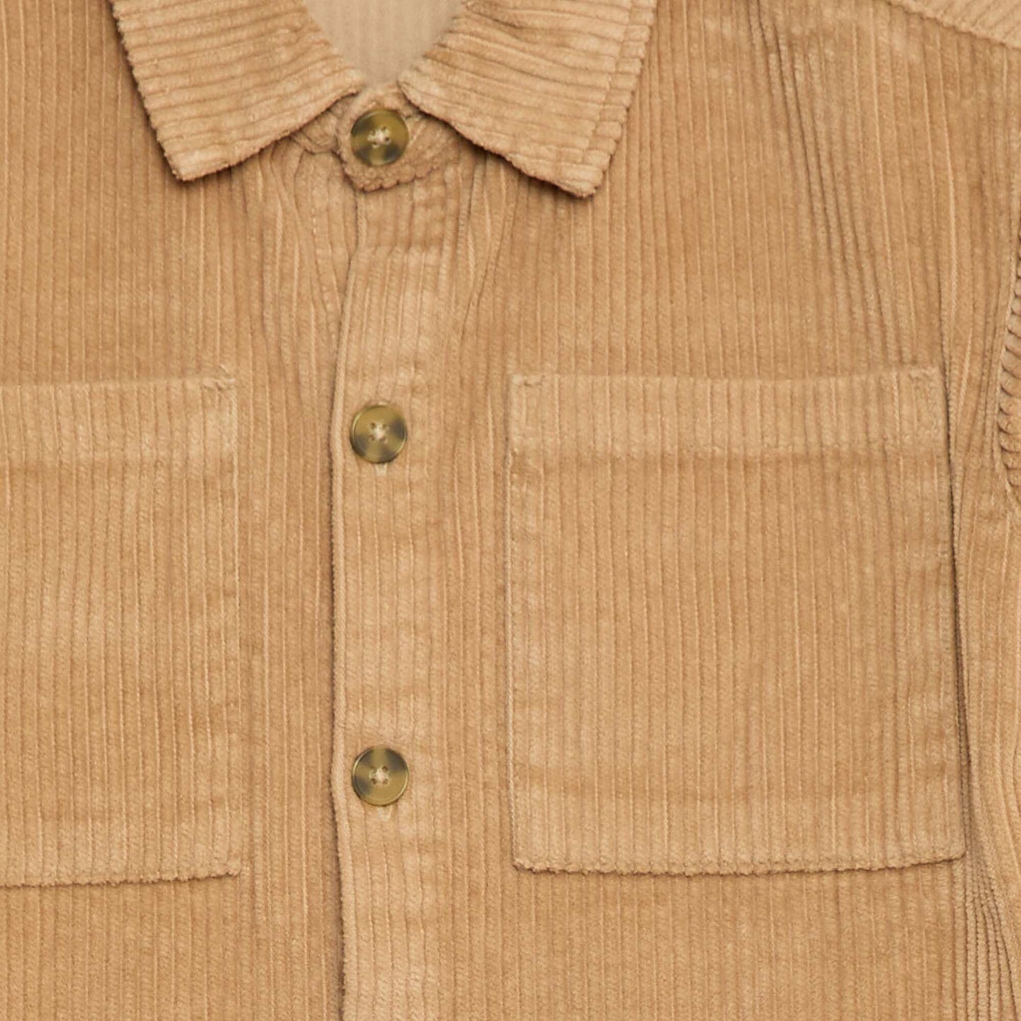 Corduroy overshirt BEIGE