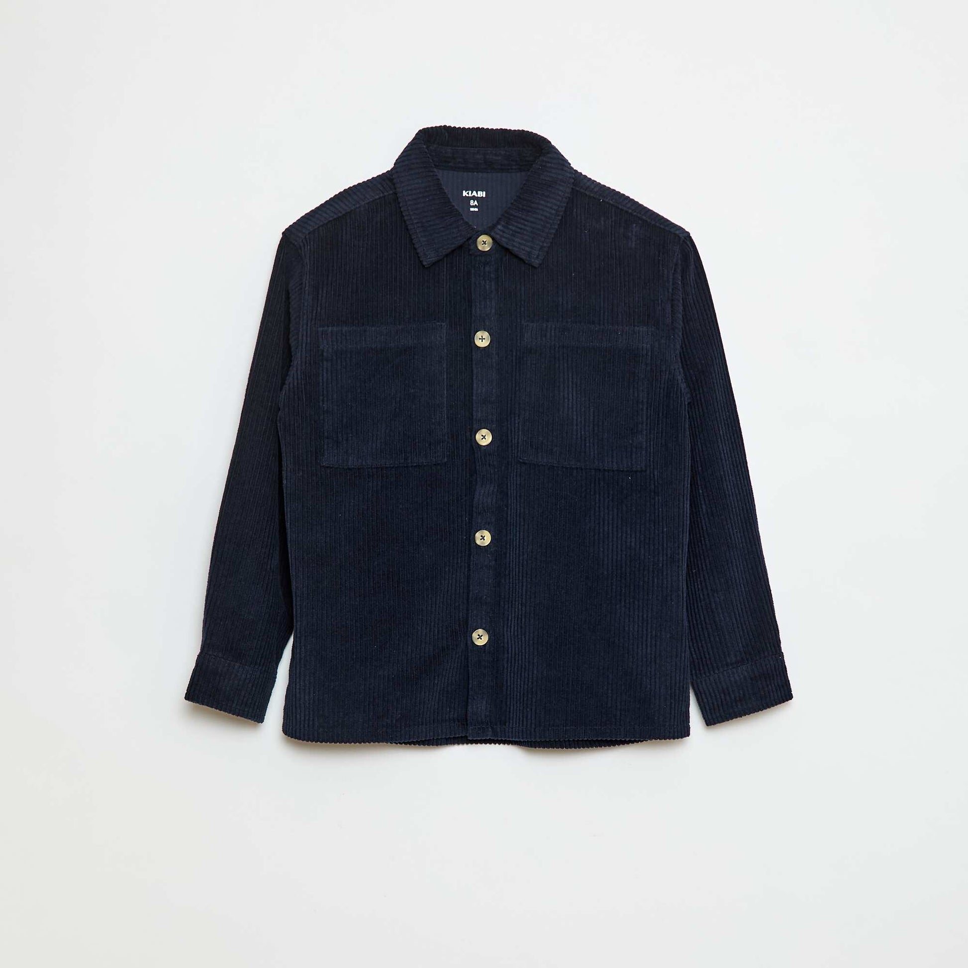 Corduroy overshirt BLUE