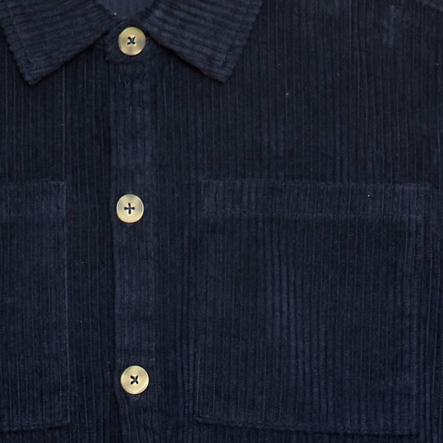 Corduroy overshirt BLUE