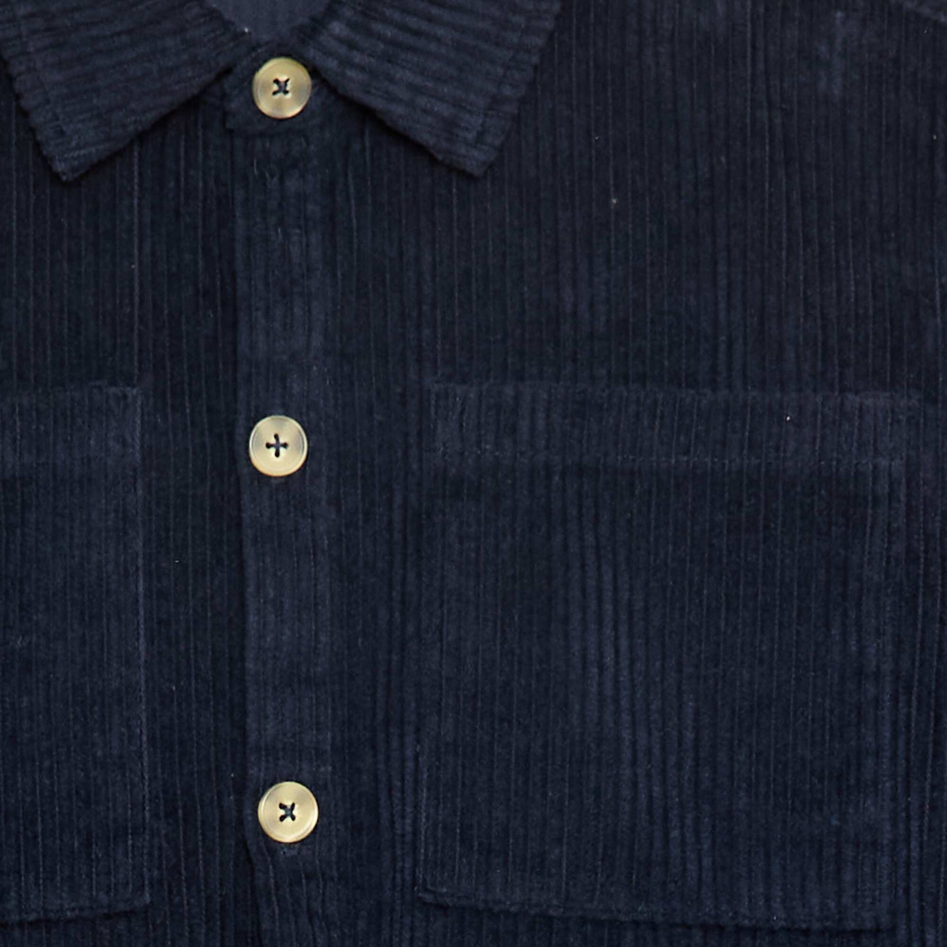 Corduroy overshirt BLUE