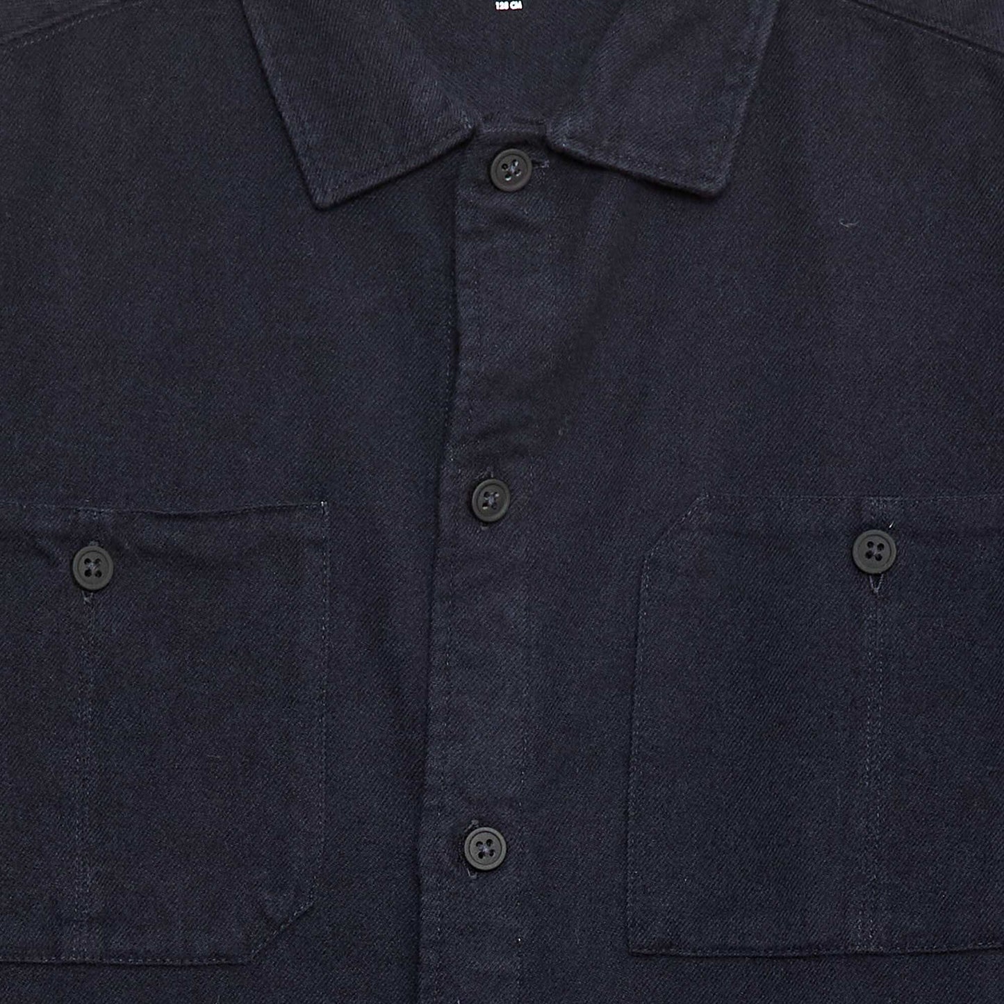 Flannel Button-Down Shirt BLUE