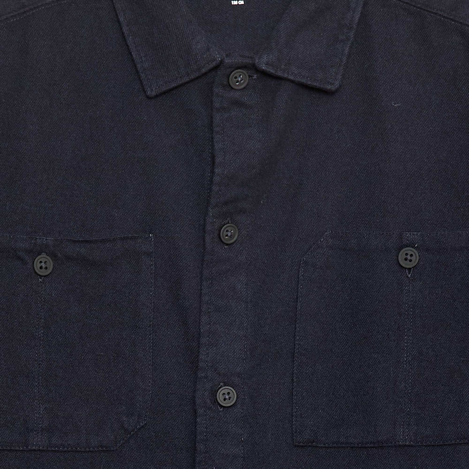 Flannel Button-Down Shirt BLUE