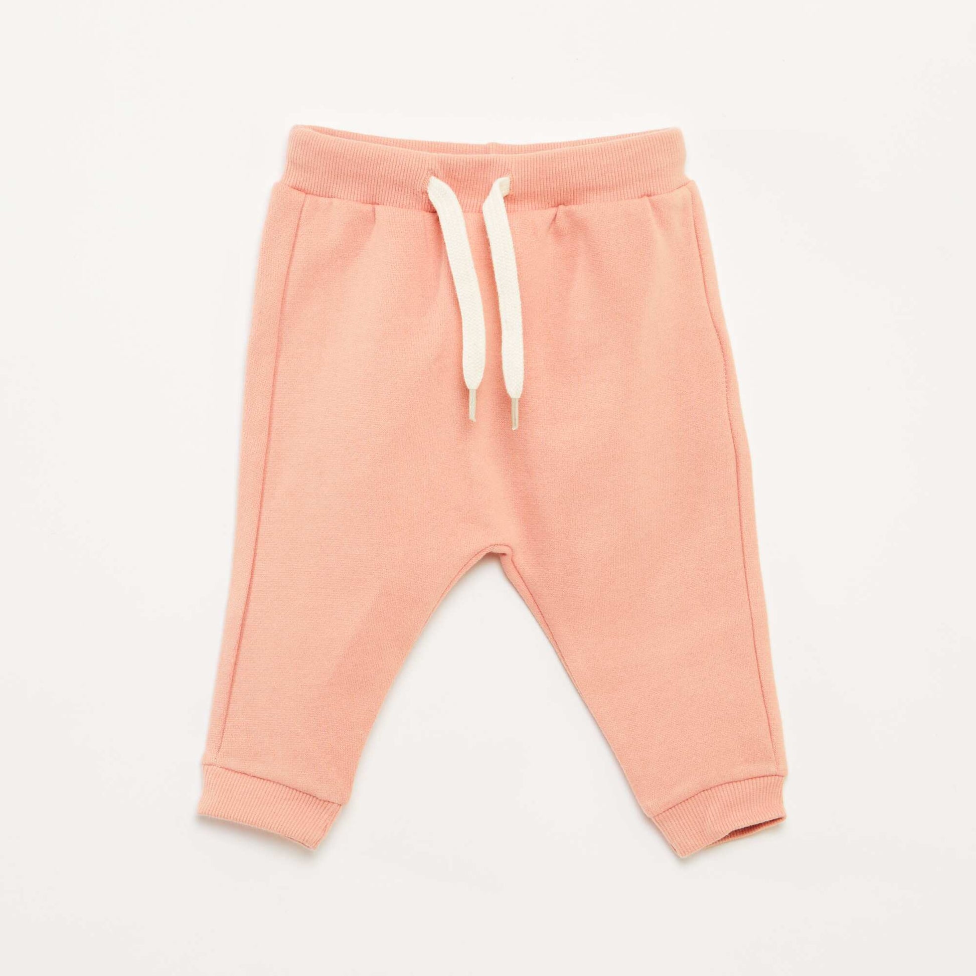 Sweatshirt fabric sweater + trousers set - 2-piece set PINK