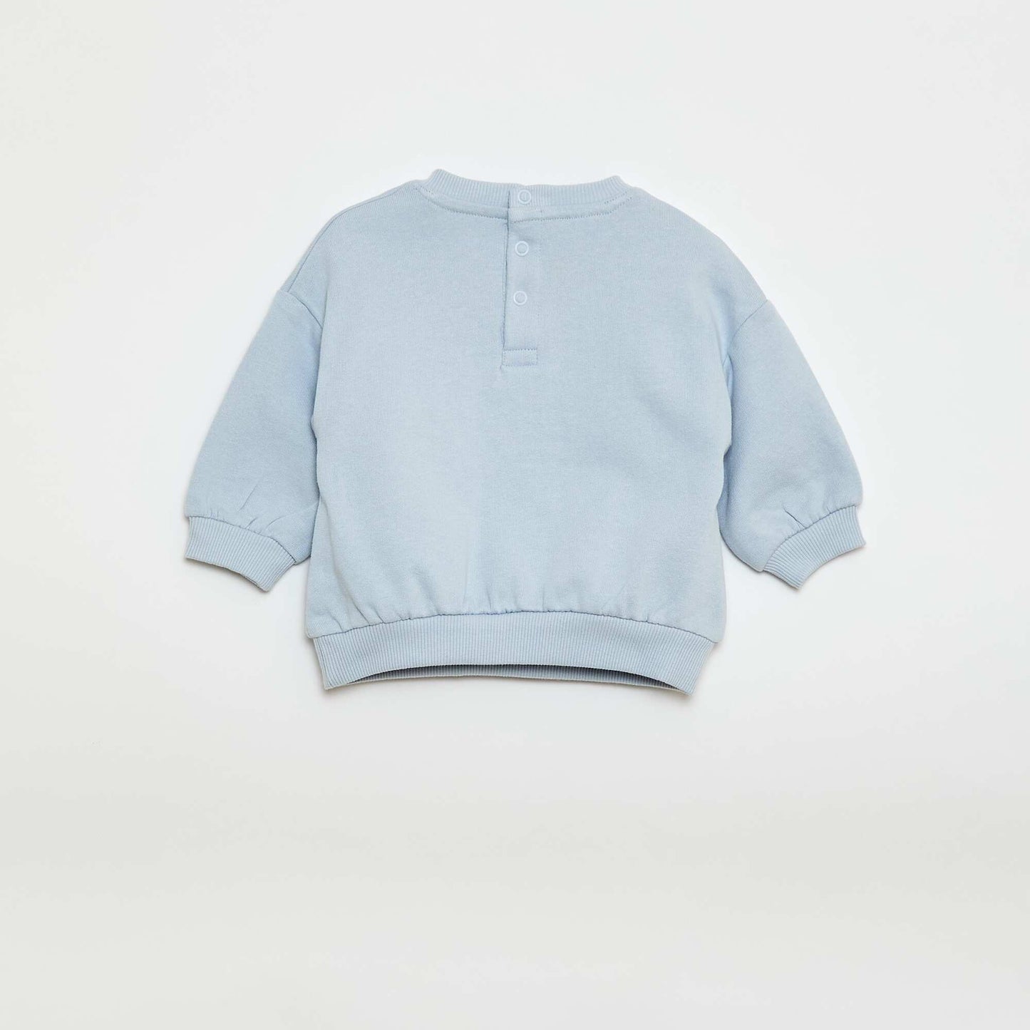 Sweatshirt fabric sweater + trousers set - 2-piece set BLUE