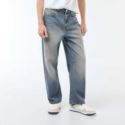 Baggy wide-leg 5-pocket jeans BLUE