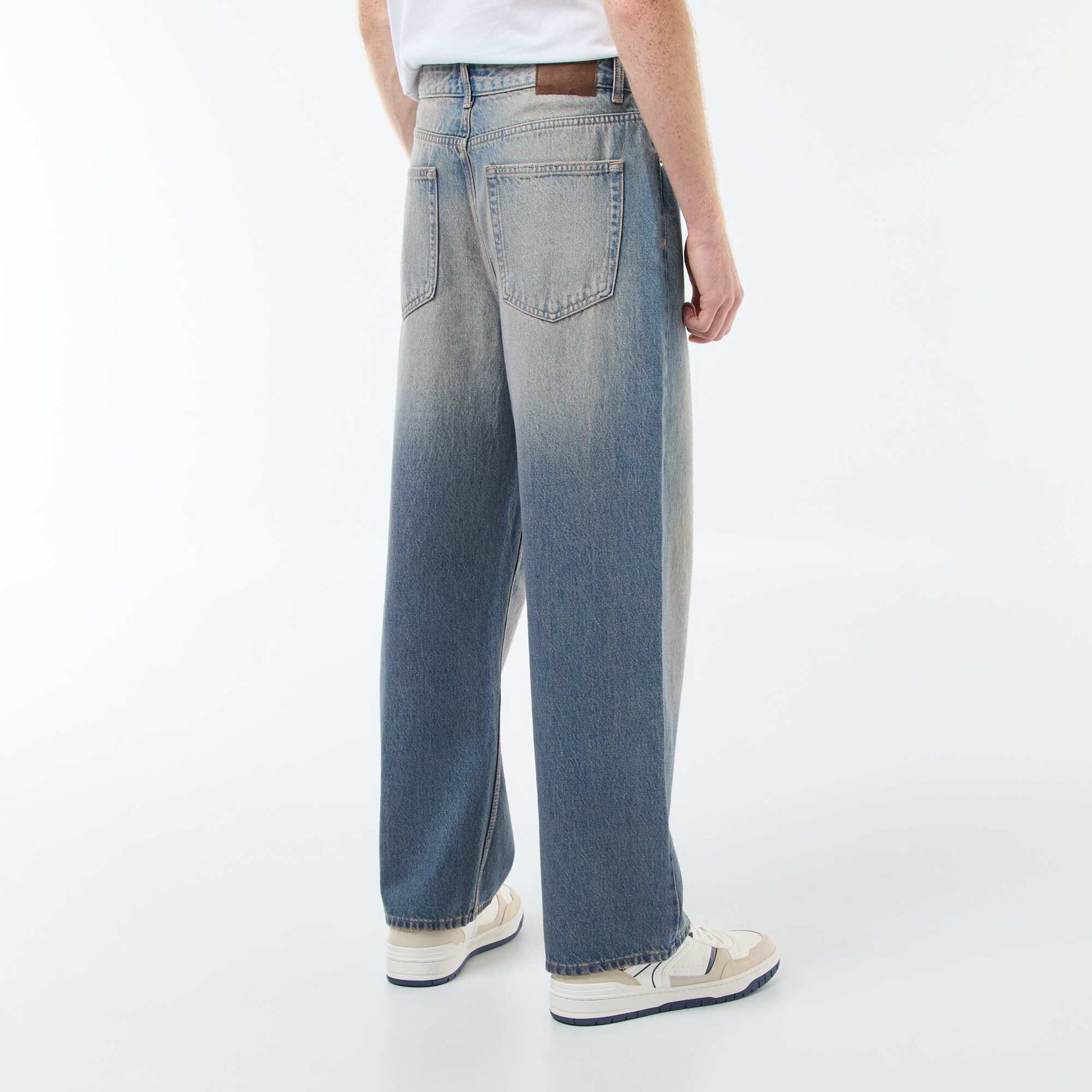 Baggy wide-leg 5-pocket jeans BLUE