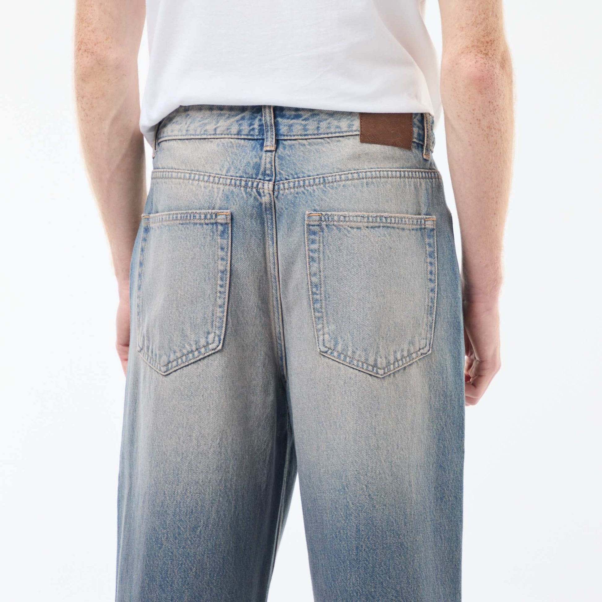Baggy wide-leg 5-pocket jeans BLUE