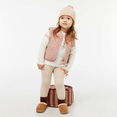 Ribbed Leggings BEIGE