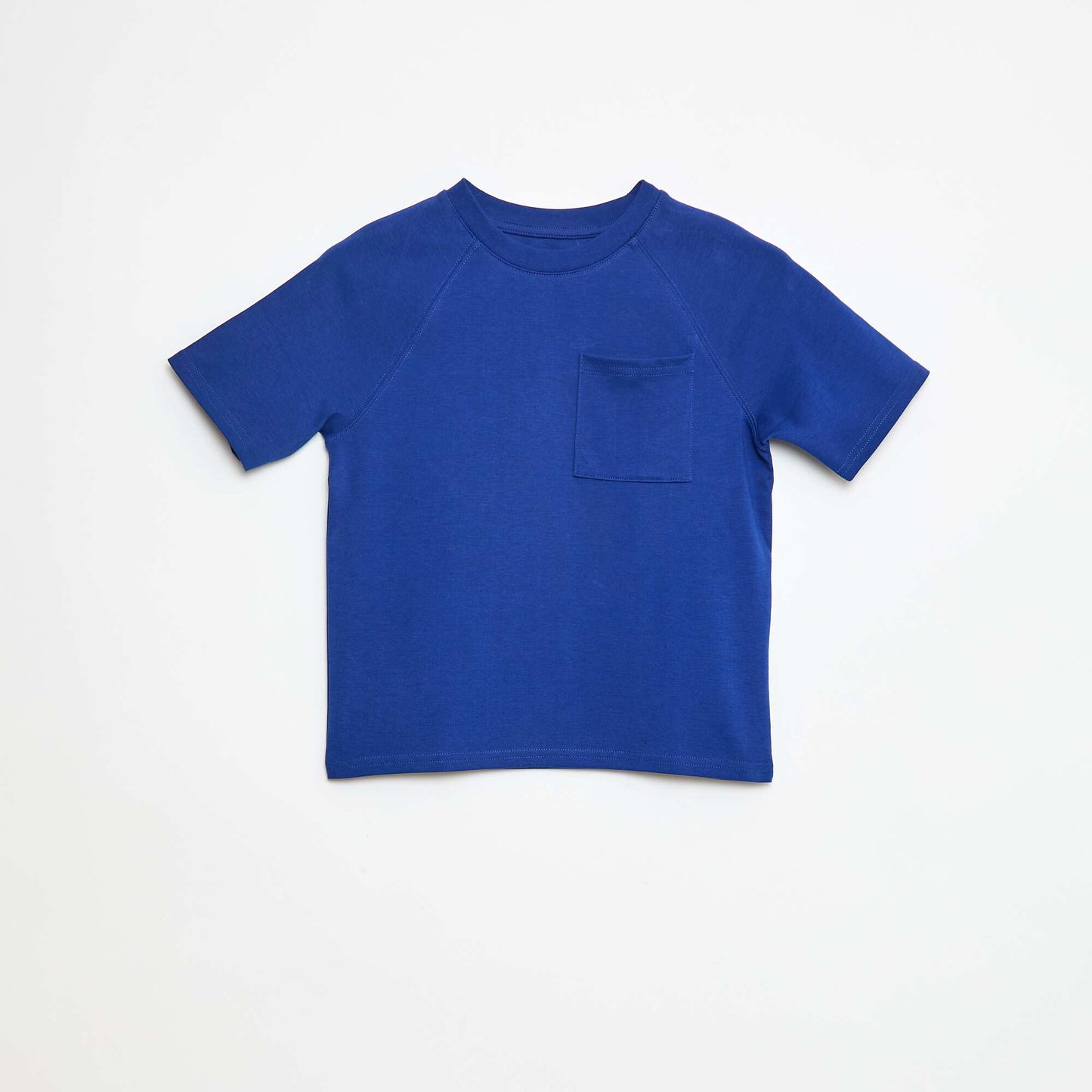 Loose-fit cotton T-shirt BLUE