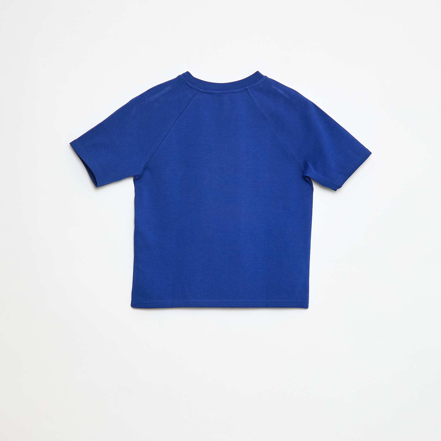 Loose-fit cotton T-shirt BLUE