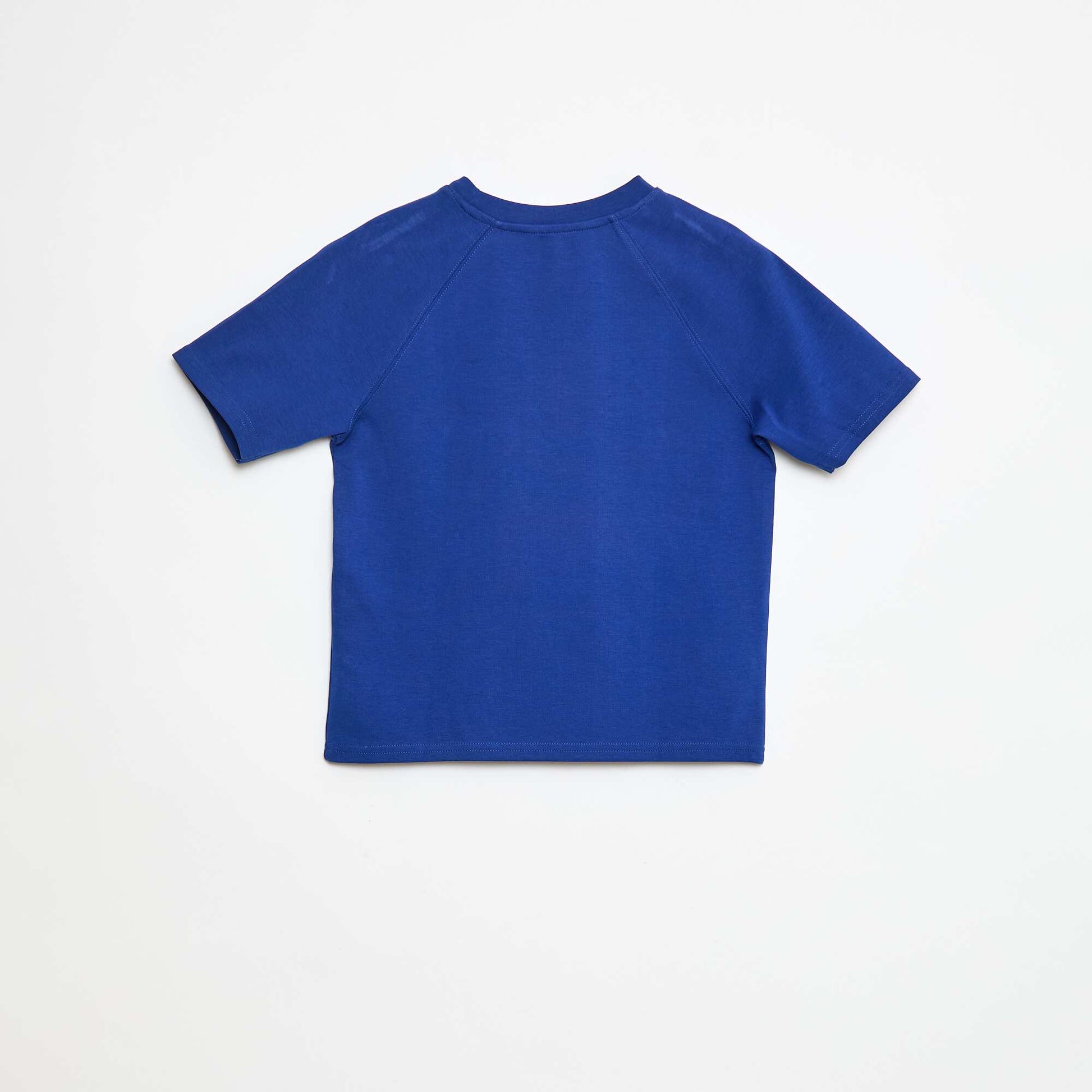 Loose-fit cotton T-shirt BLUE