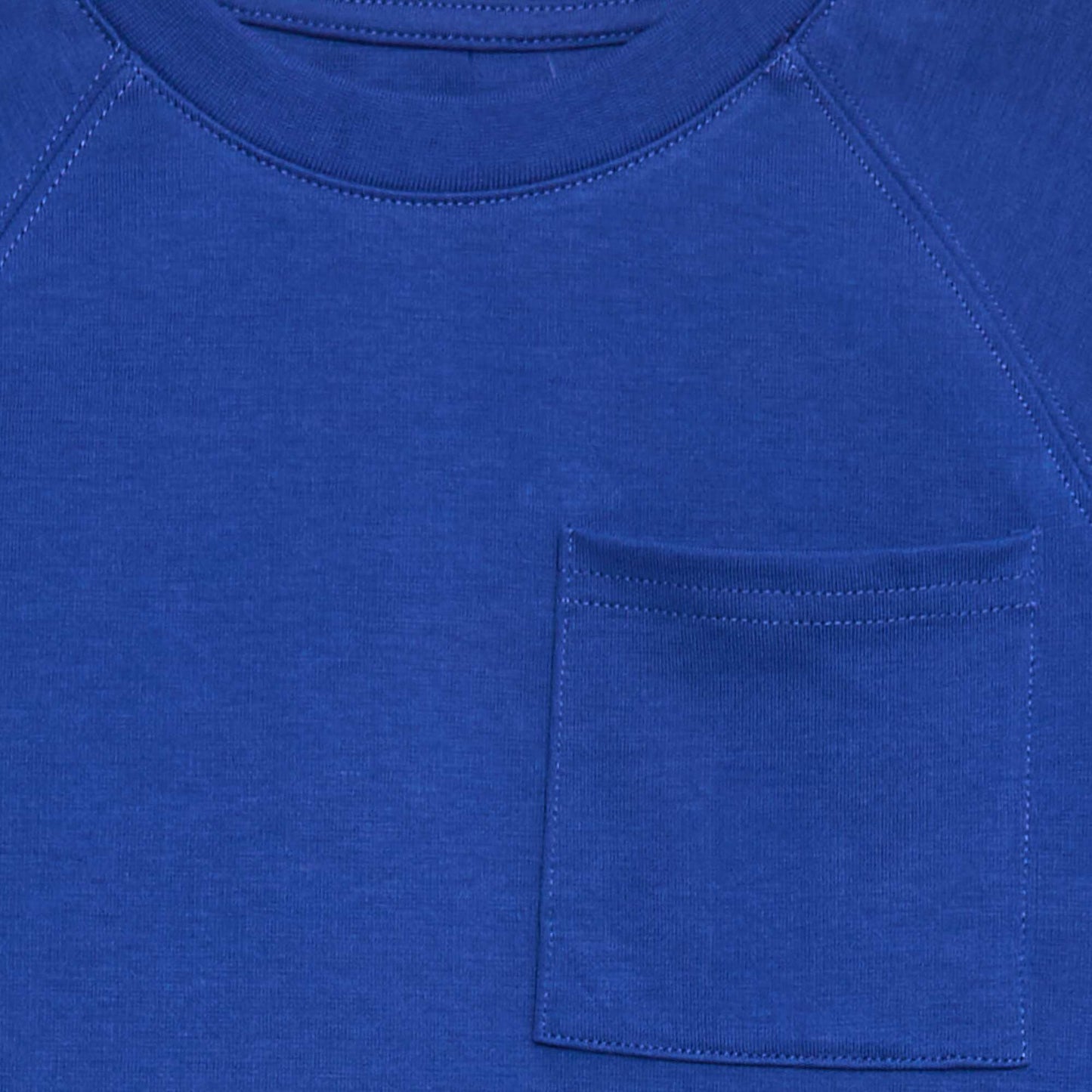 Loose-fit cotton T-shirt BLUE