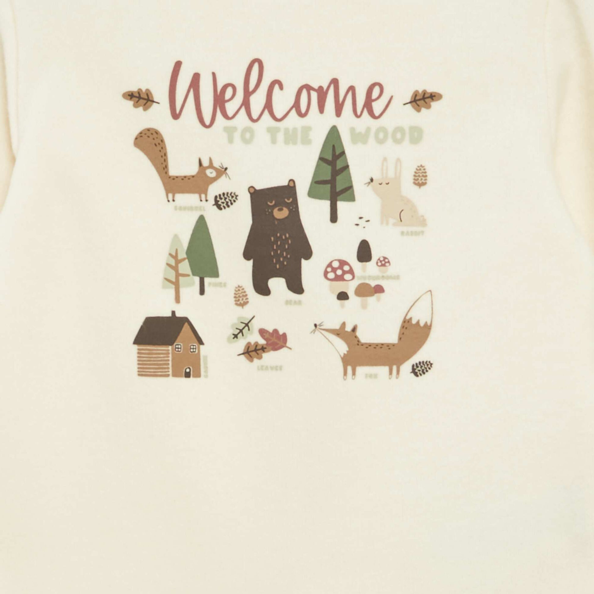 Snuggly Knit Printed T-Shirt WHITE