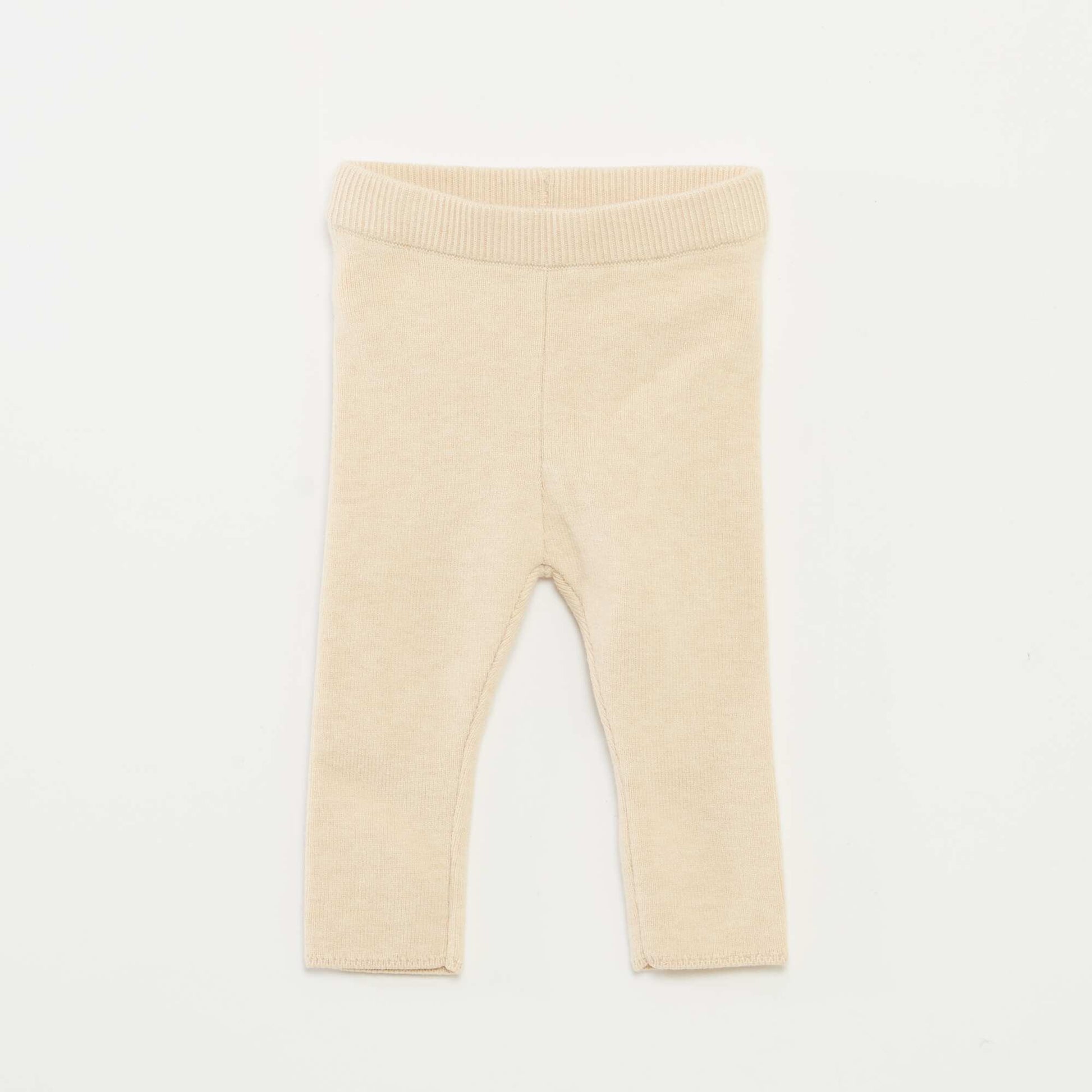 Knitted Sweater + Leggings Set BEIGE