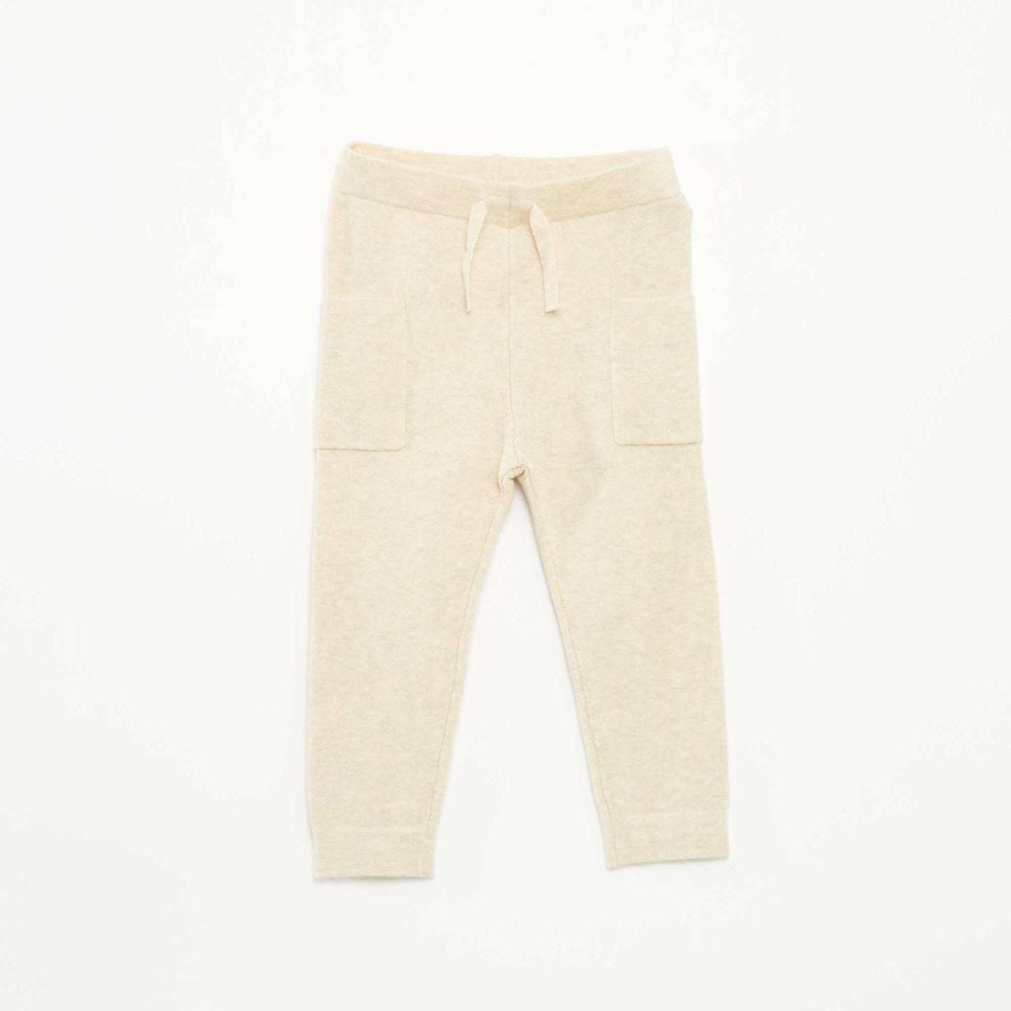 Two-Piece Knit Set BEIGE