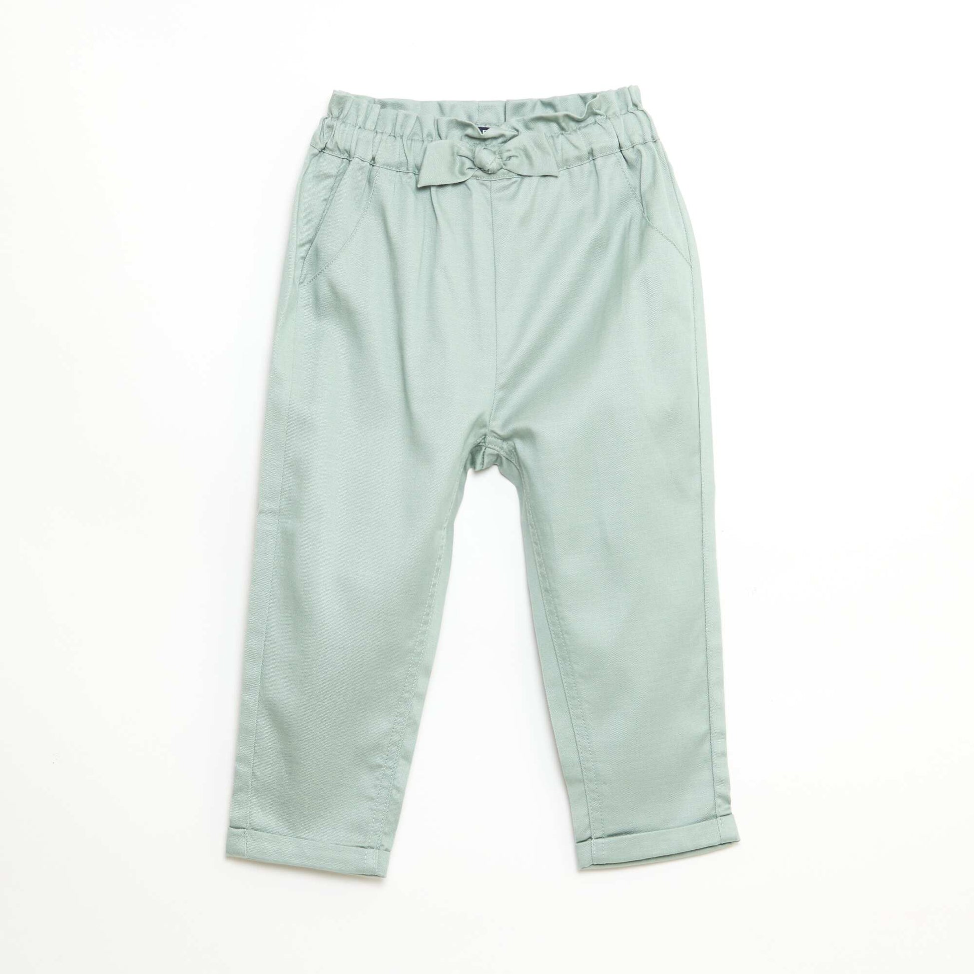 Tencel Paperbag Trousers GREEN