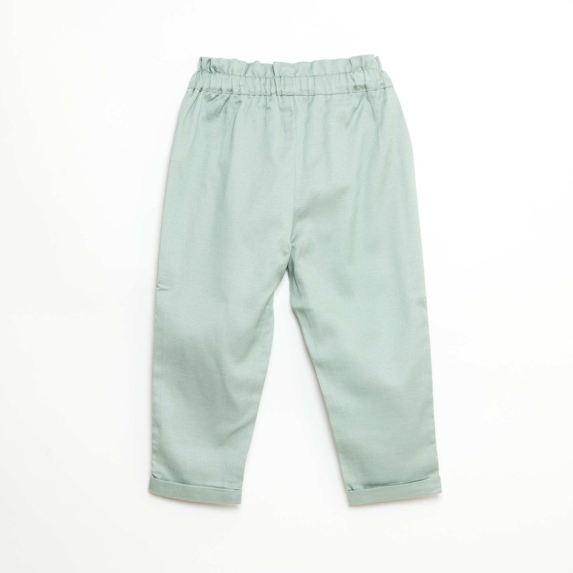 Tencel Paperbag Trousers GREEN