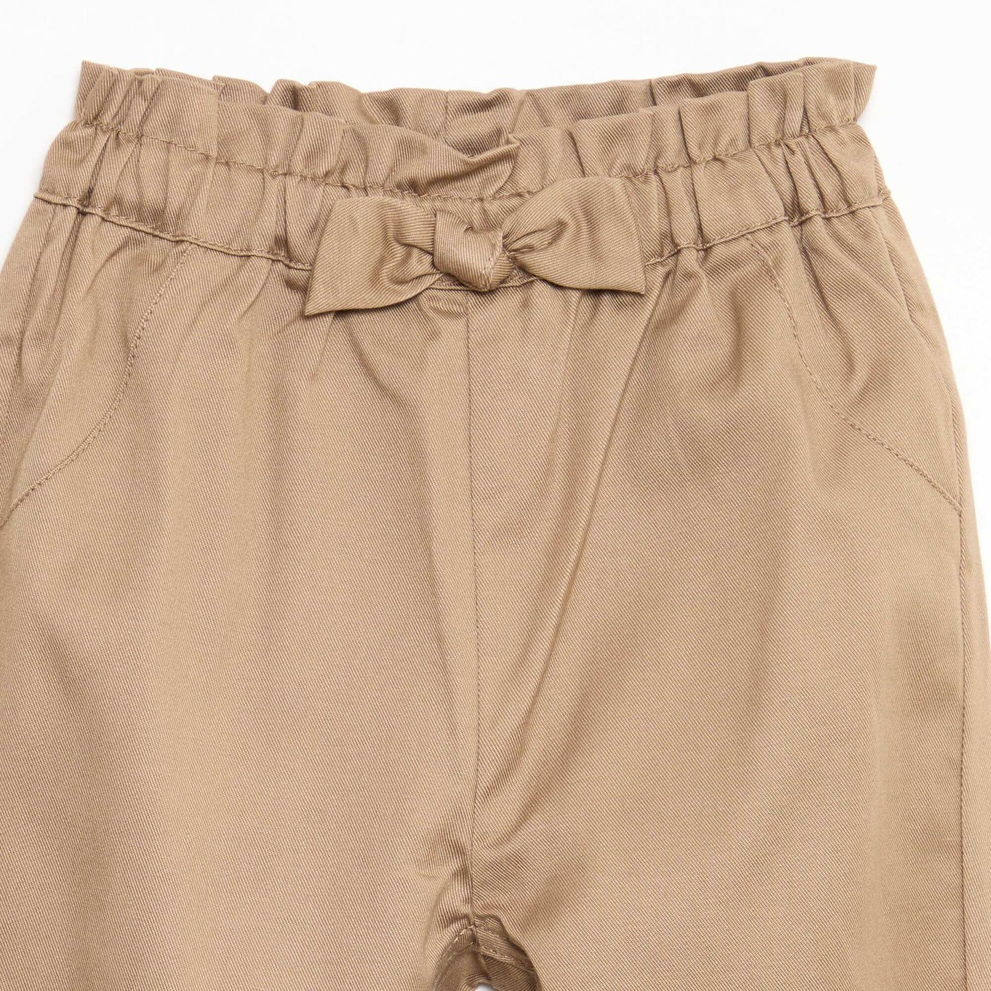 Tencel Paperbag Trousers BEIGE