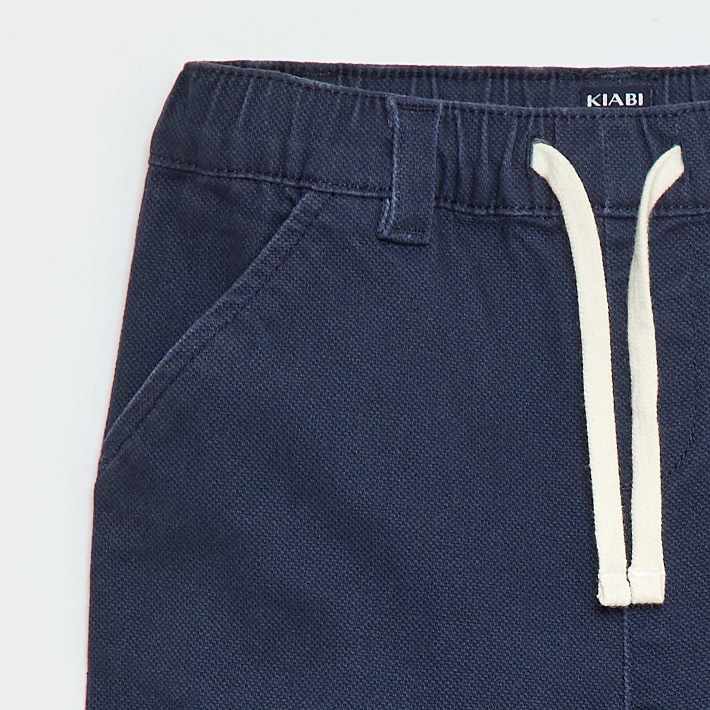 Dobby Paperbag Trousers BLUE