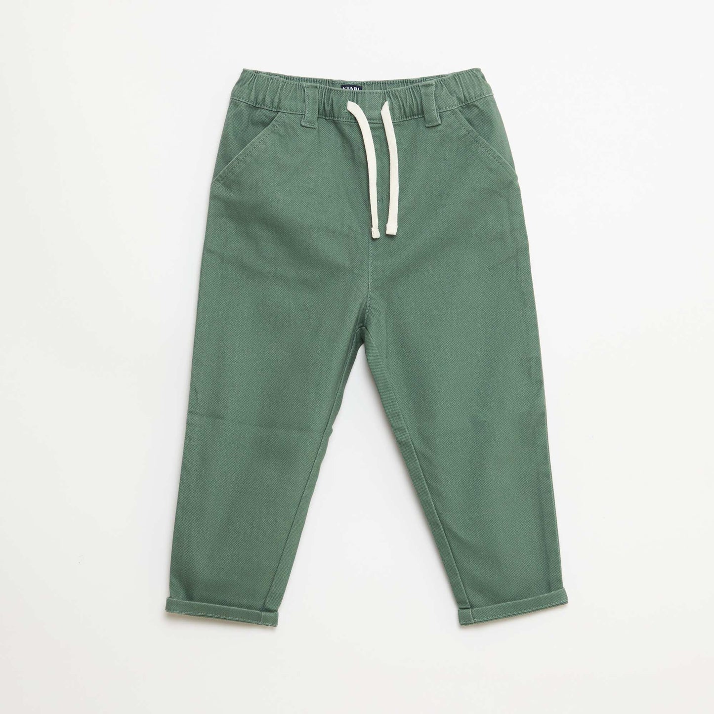 Dobby Paperbag Trousers GREEN