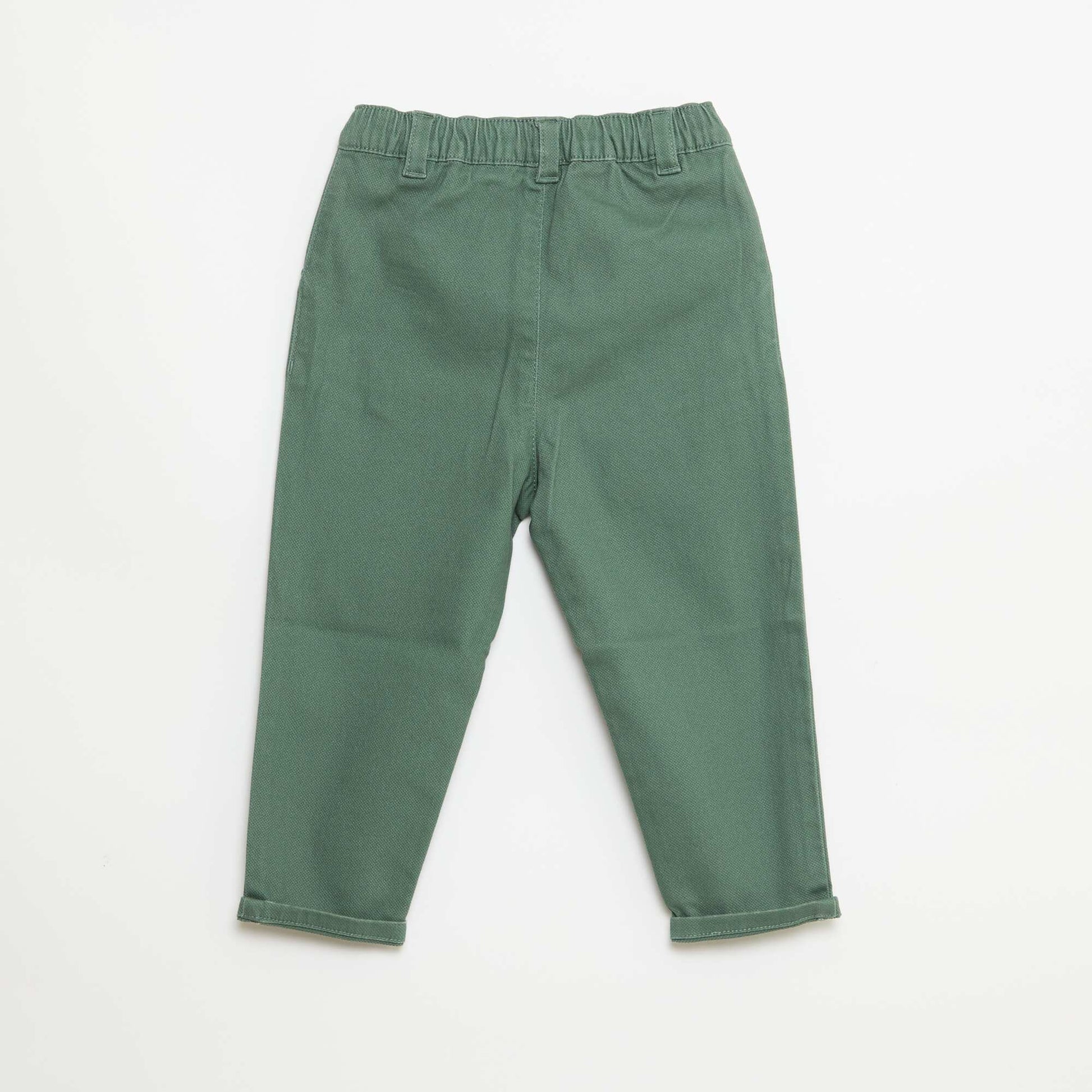 Dobby Paperbag Trousers GREEN