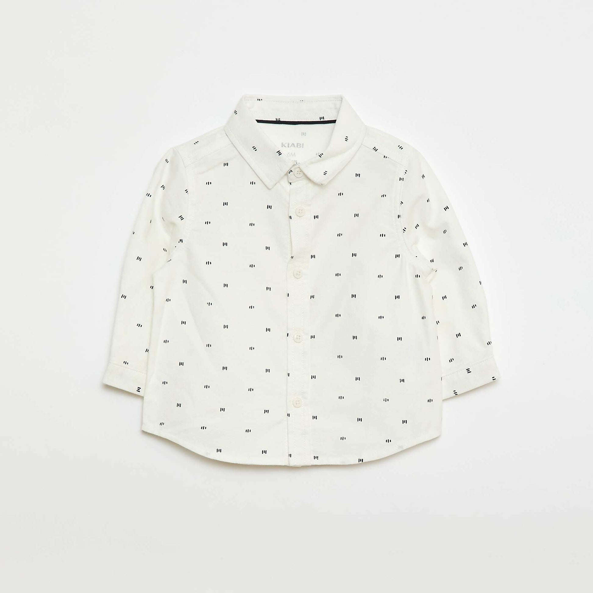 Shirt + Suspenders Pants Set - 2 pieces WHITE