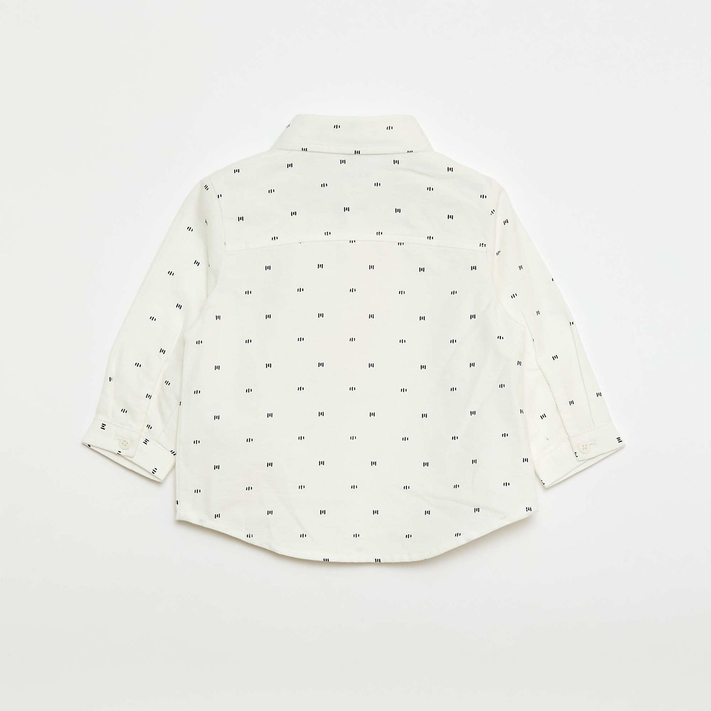 Shirt + Suspenders Pants Set - 2 pieces WHITE