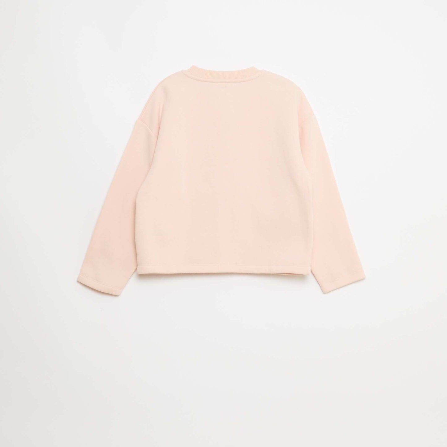 Buttoned Fleece Cardigan PINK