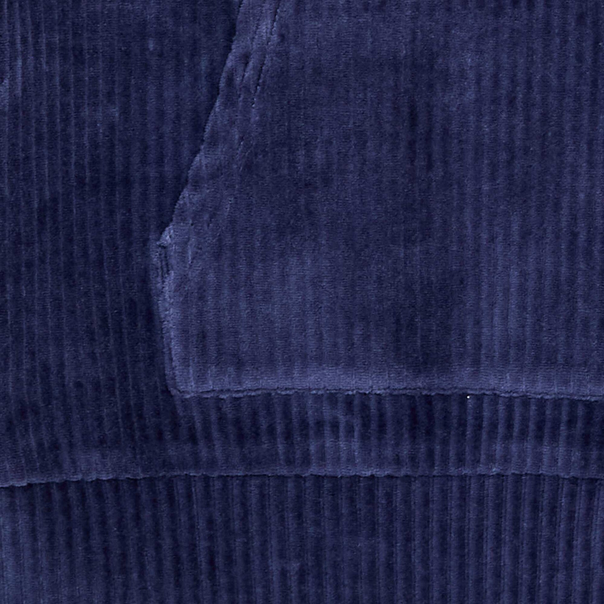 Corduroy Hoodie BLUE