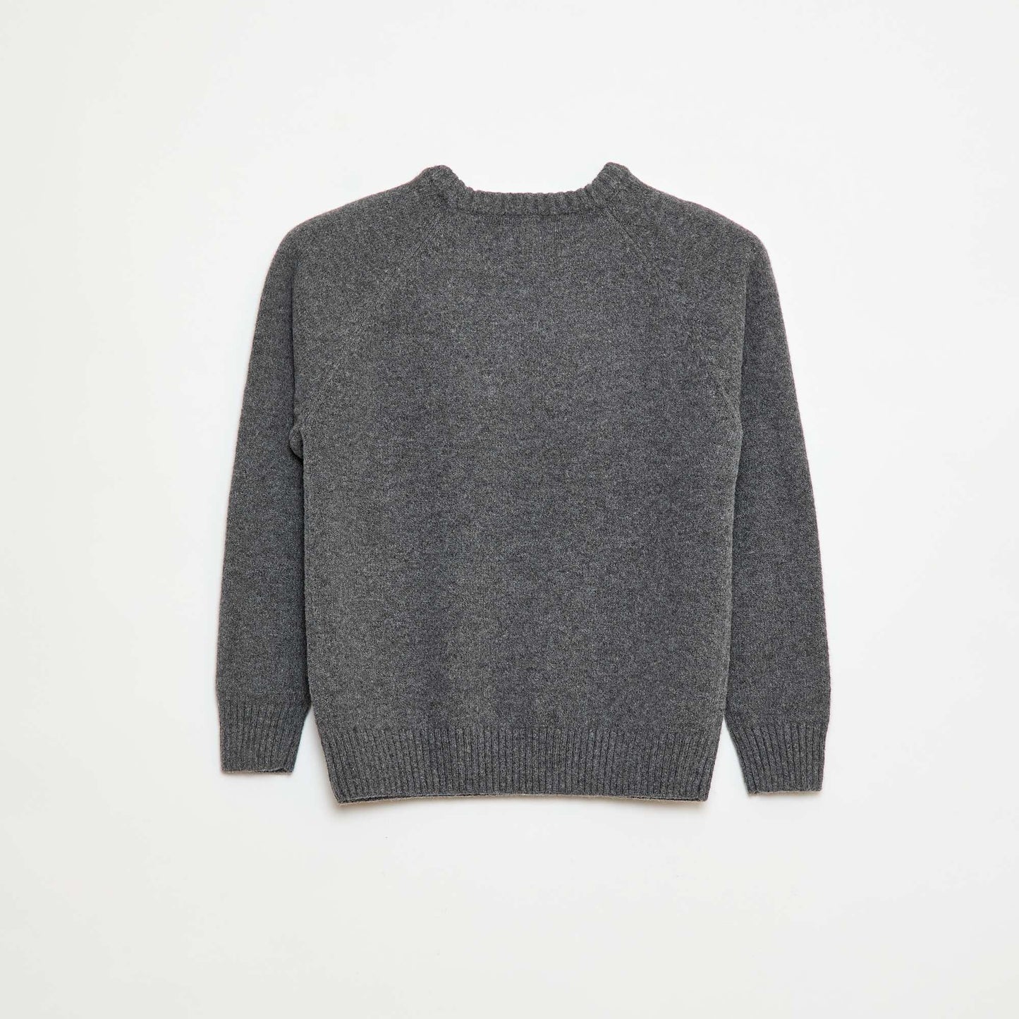 Ultra-Soft Slogan Sweater GREY