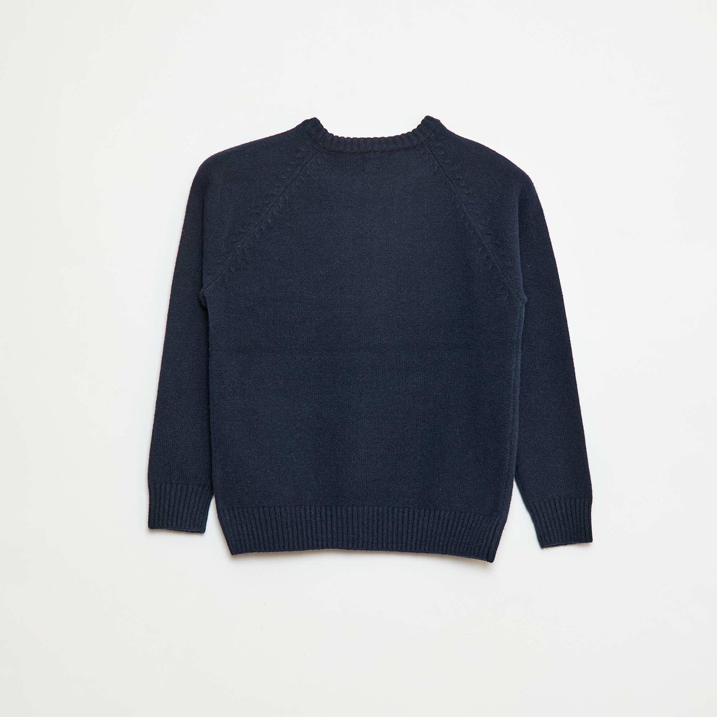 Ultra-Soft Slogan Sweater BLUE