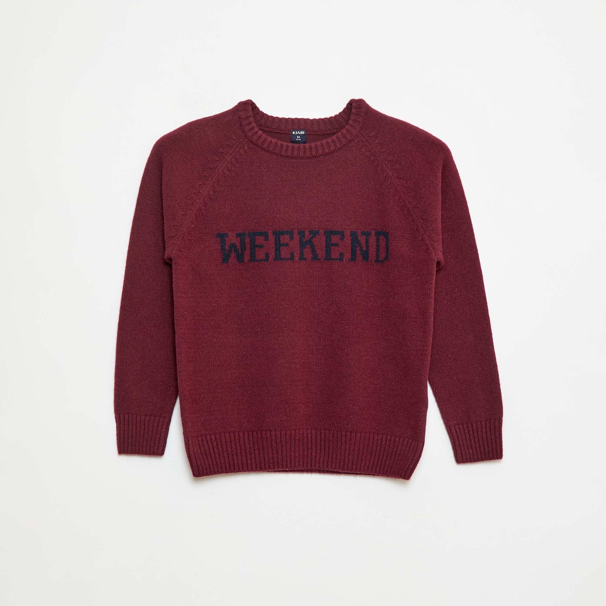 Ultra-Soft Message Sweater RED