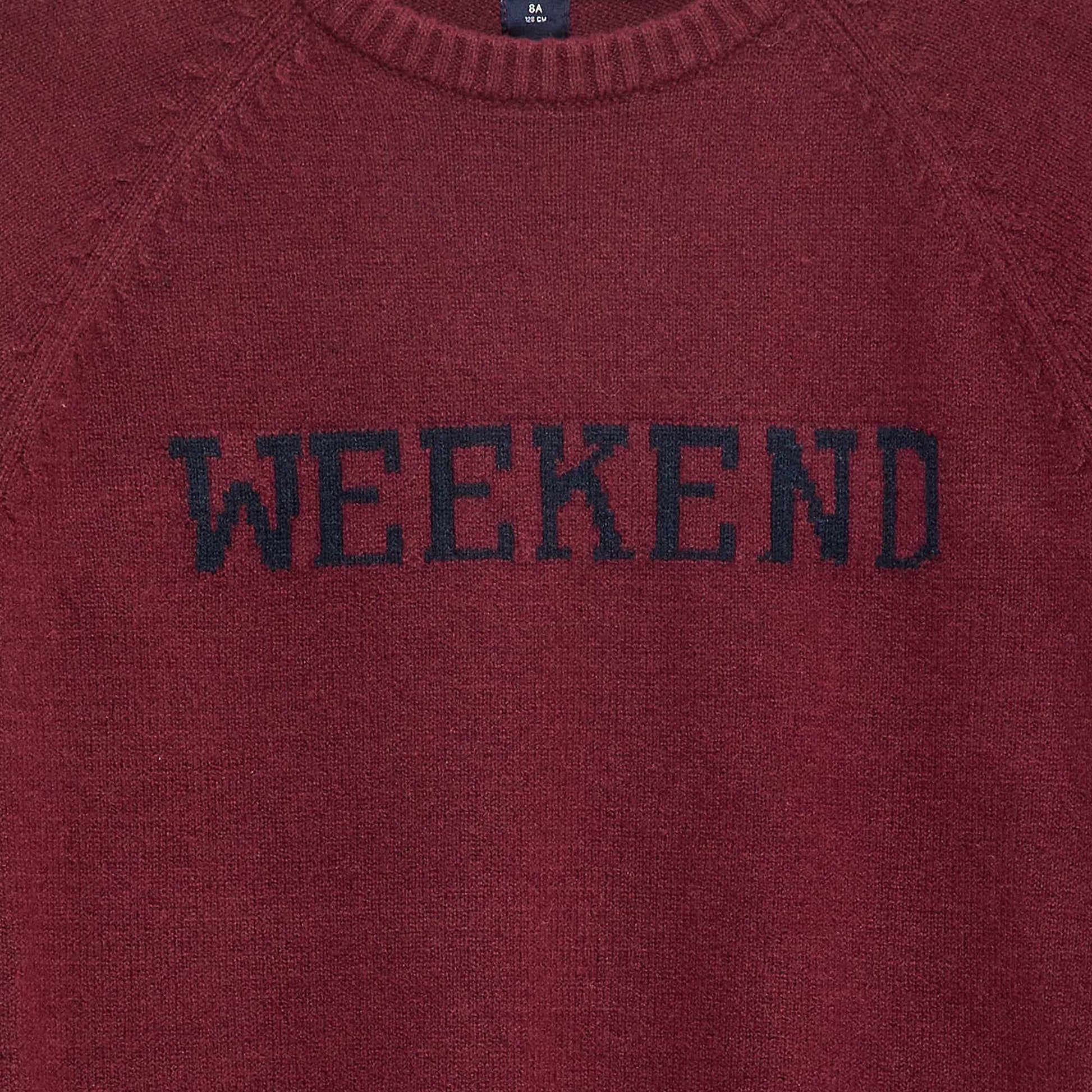 Ultra-Soft Message Sweater RED