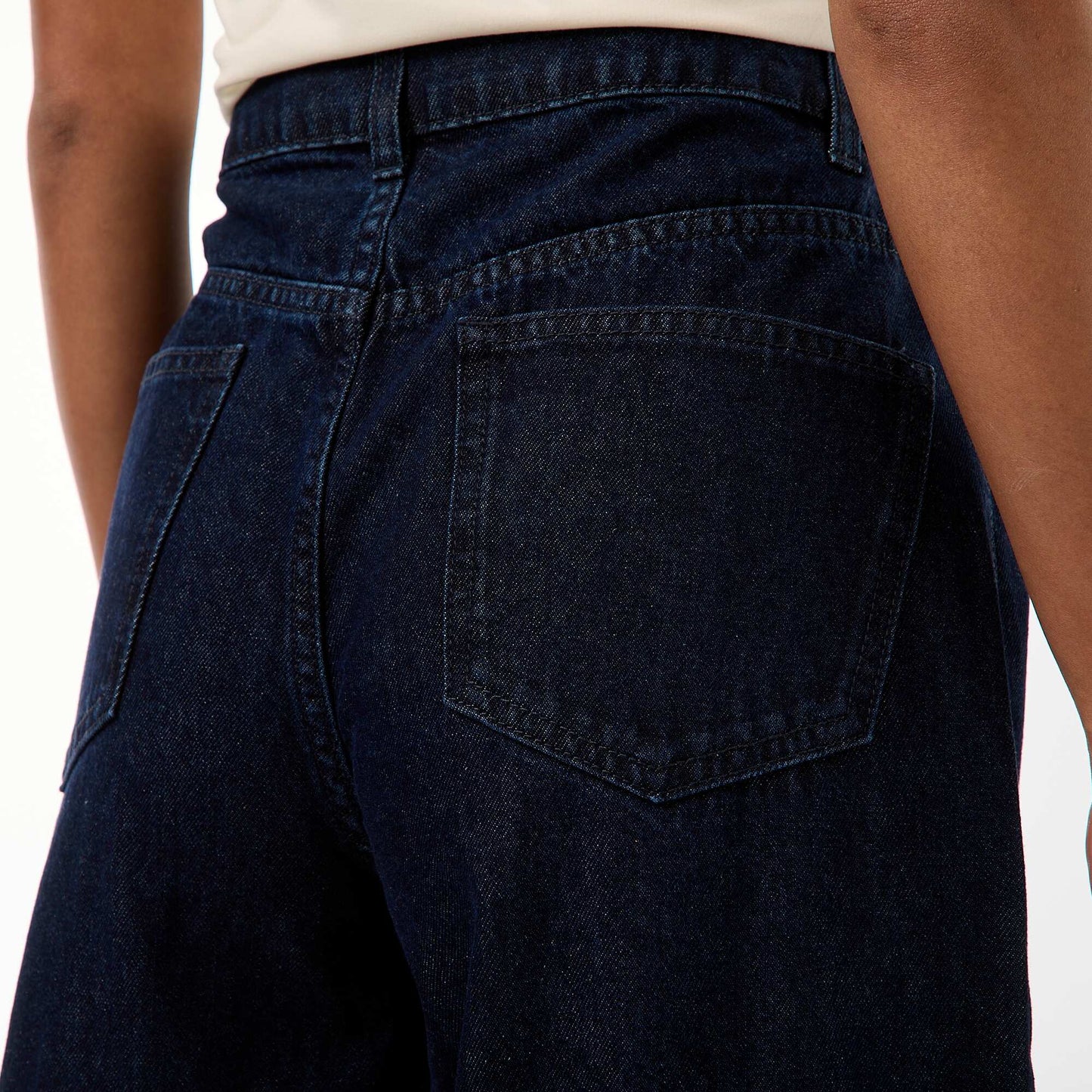 Wide Leg 5-Pocket Jeans BLUE