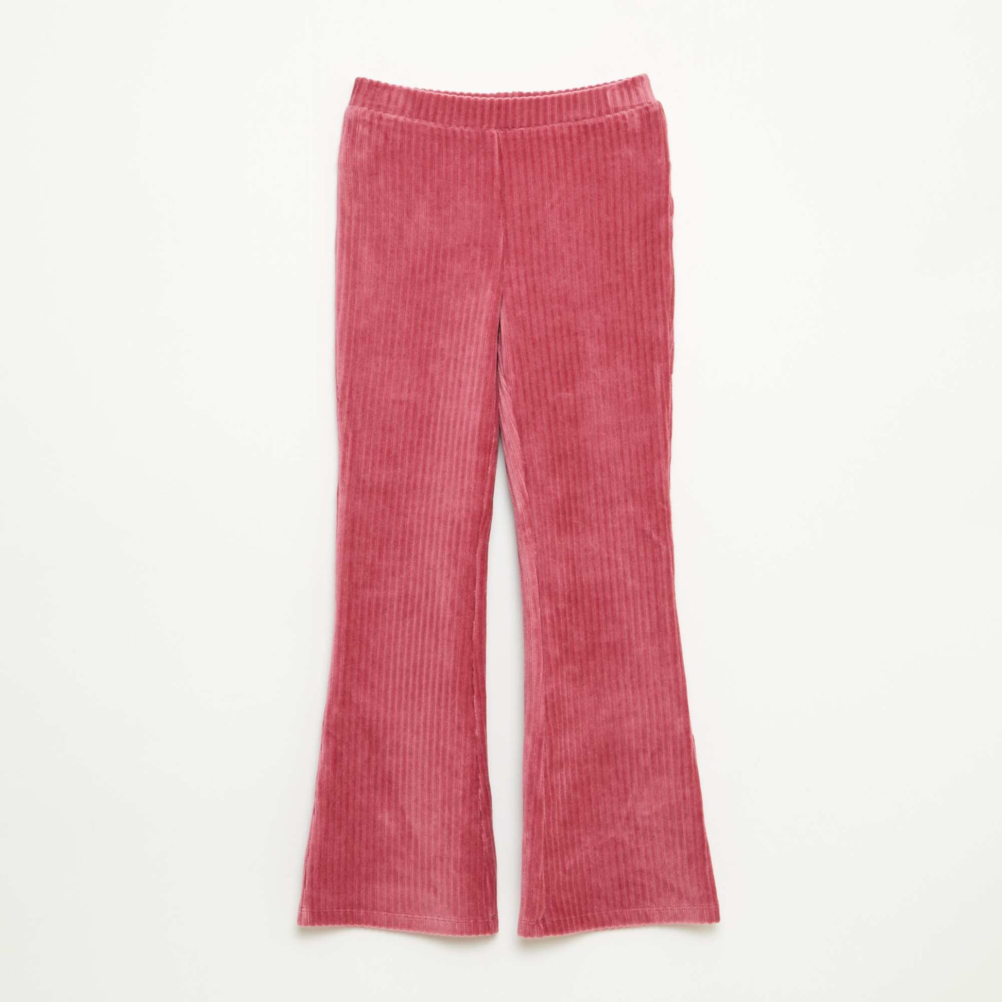 Corduroy Flare Pants PURPLE