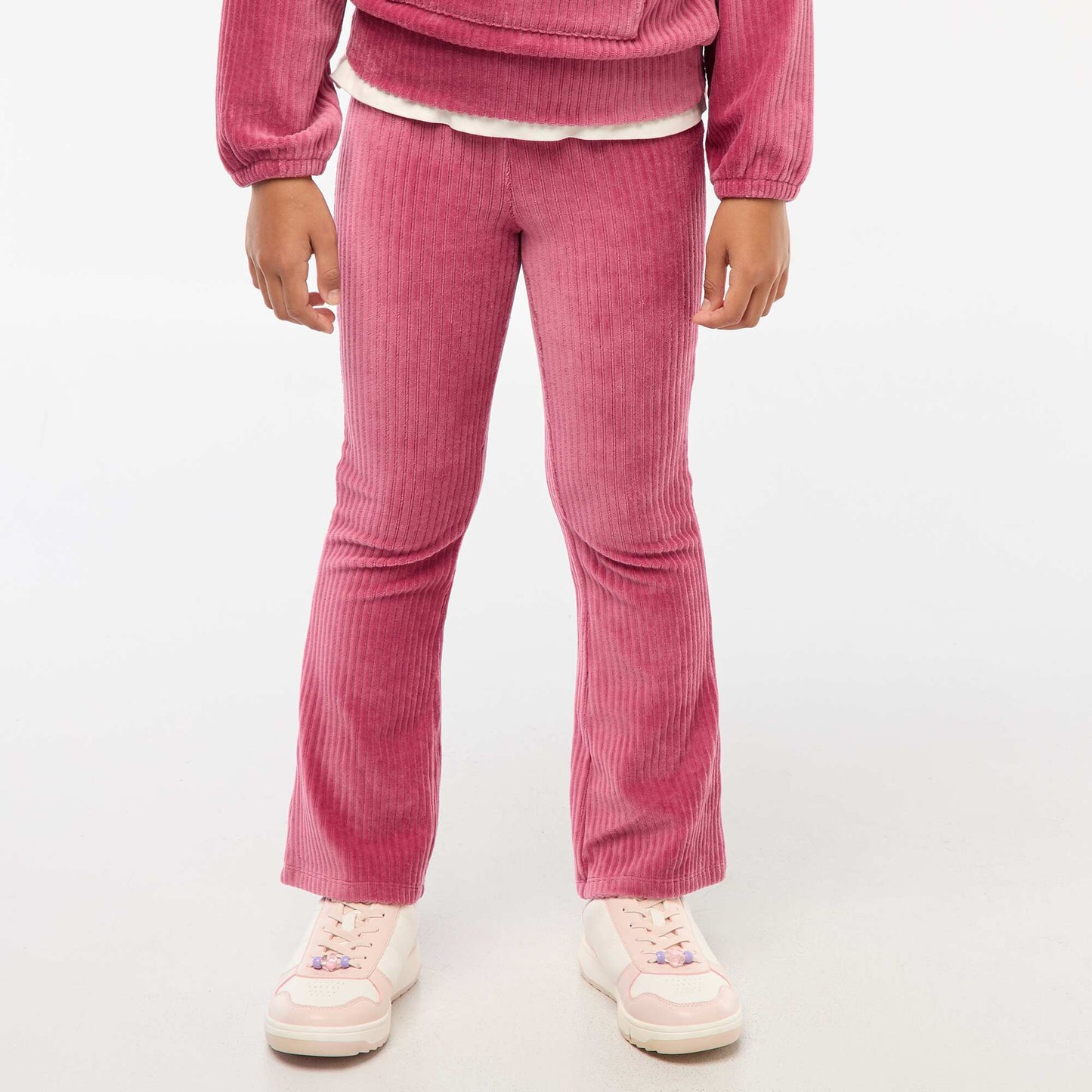 Corduroy Flare Pants PURPLE