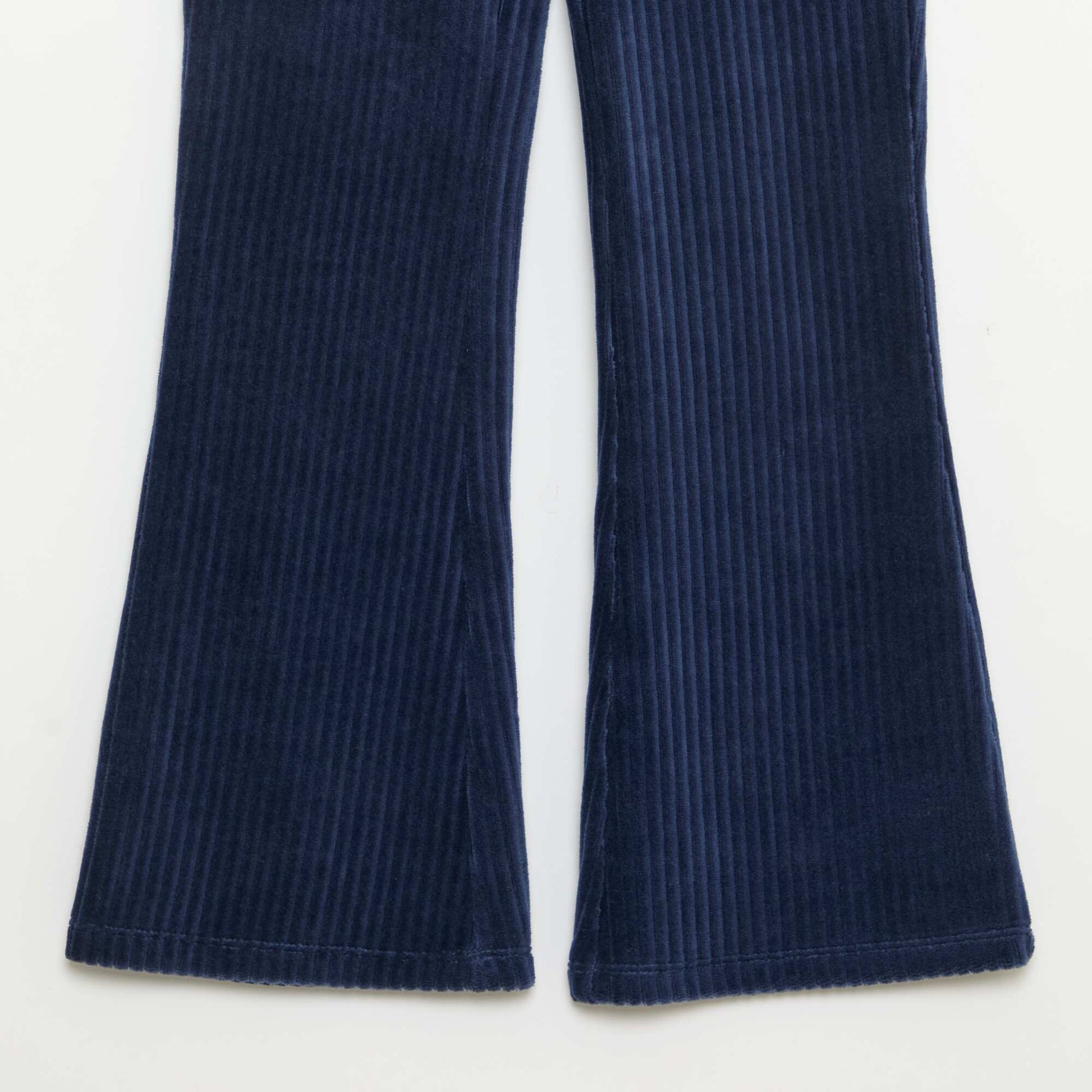 Corduroy Flare Pants BLUE