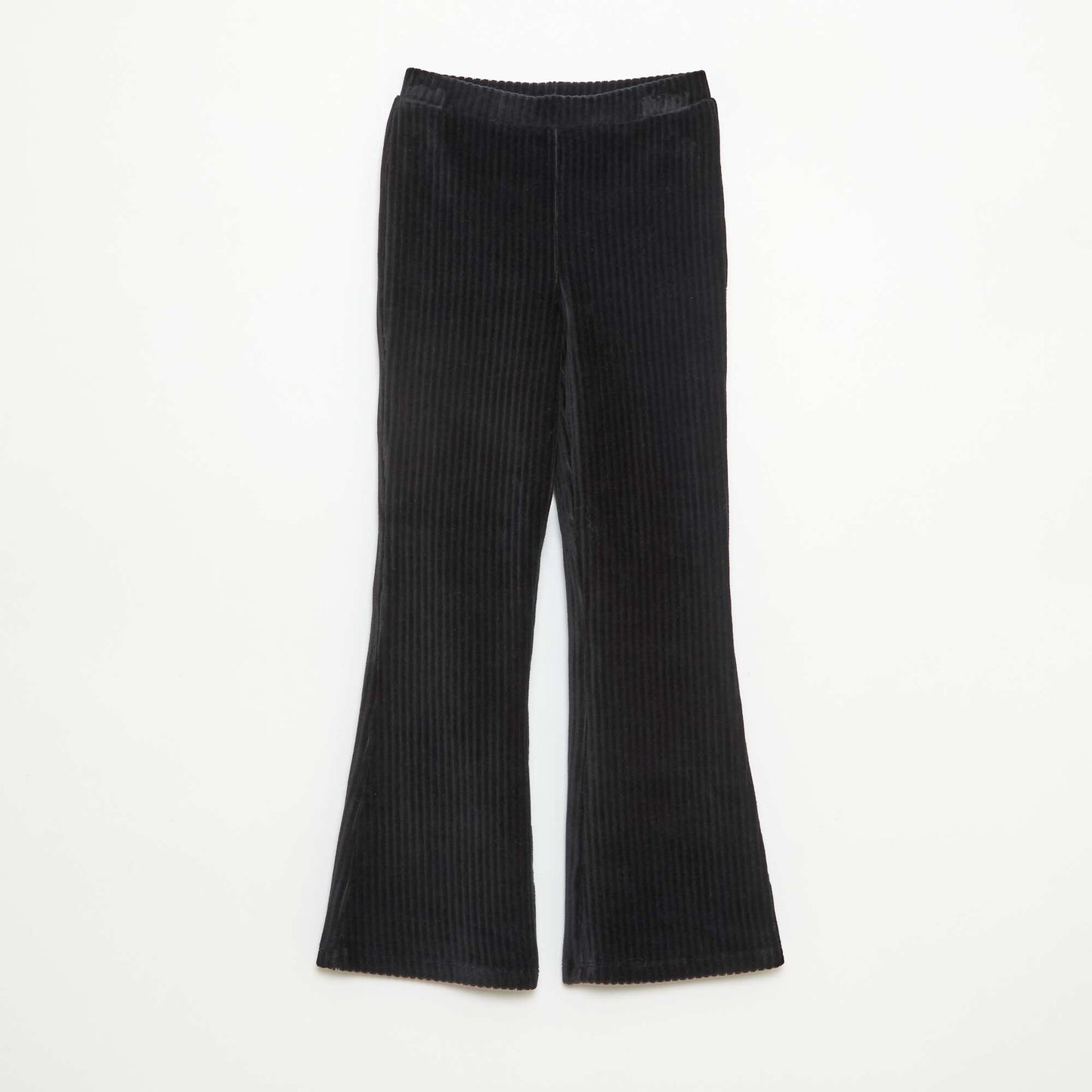 Corduroy Flare Pants BLACK