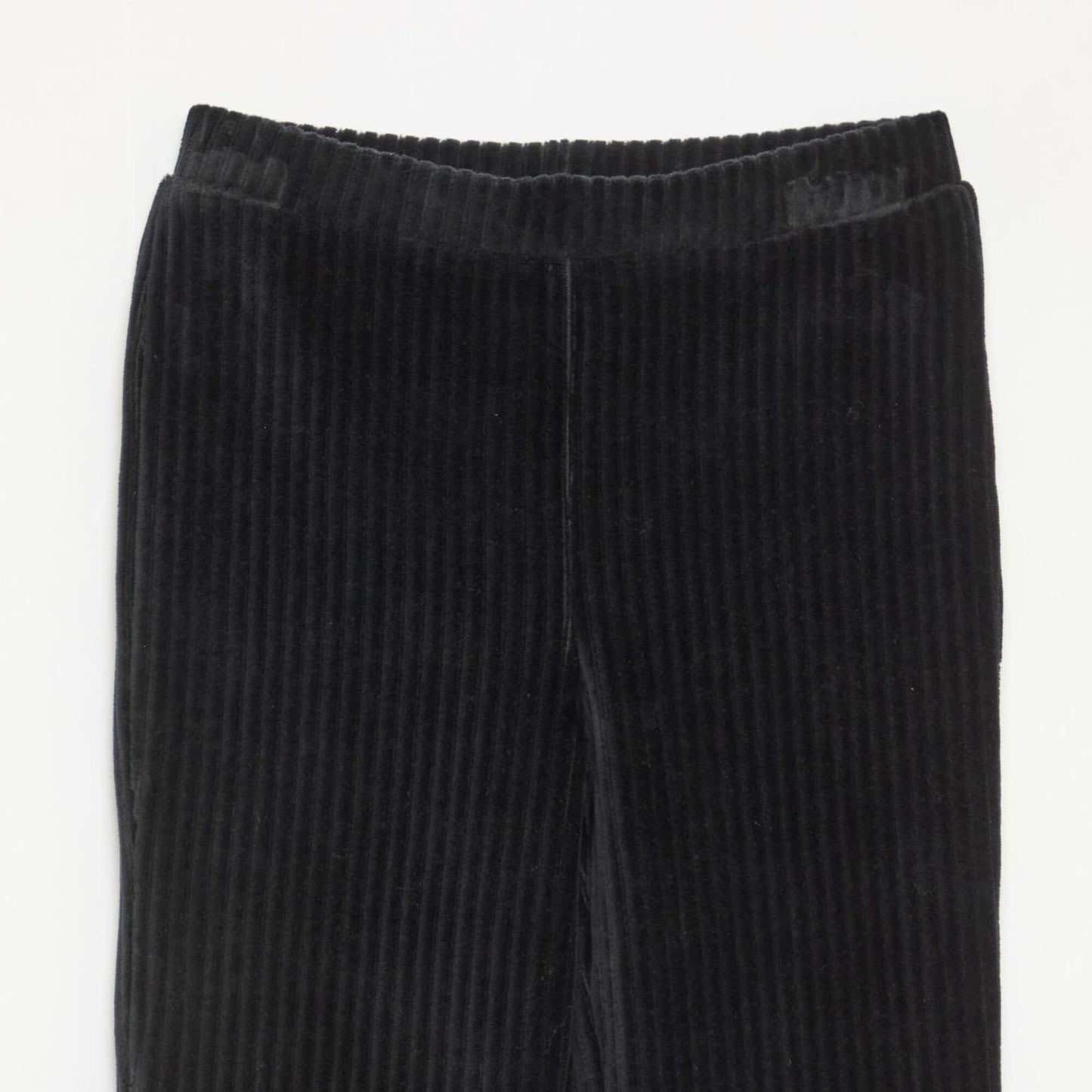 Corduroy Flare Pants BLACK