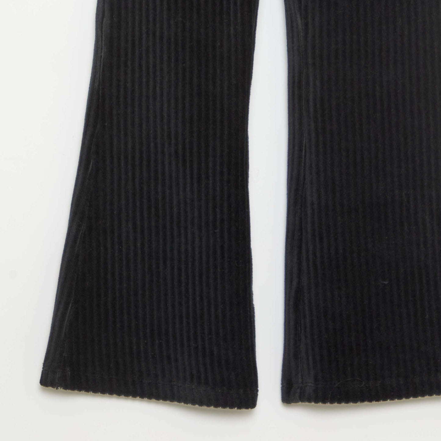 Corduroy Flare Pants BLACK
