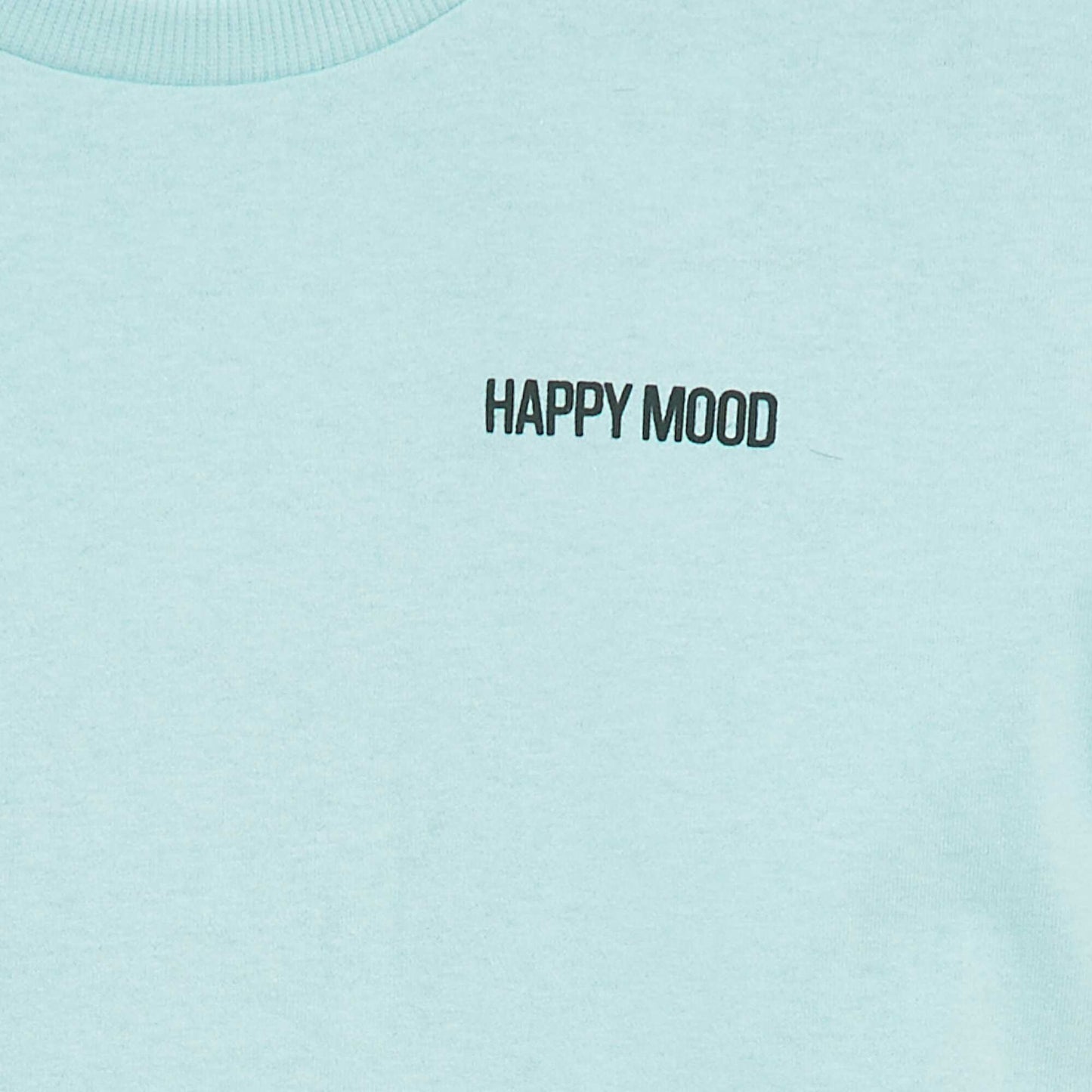 Printed slogan T-shirt BLUE