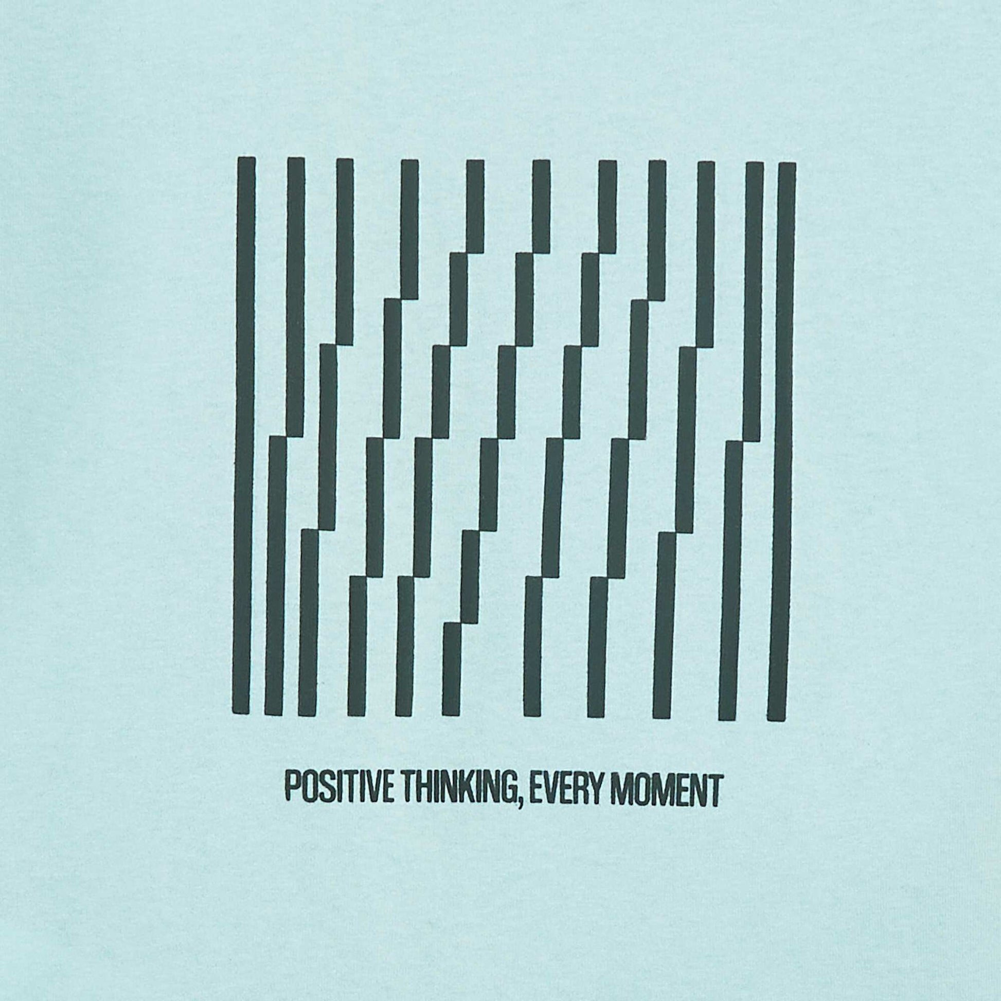 Printed slogan T-shirt BLUE
