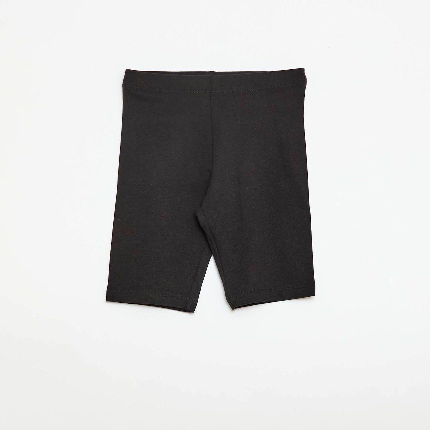 Plain Cotton Jersey Cycling Shorts BLACK