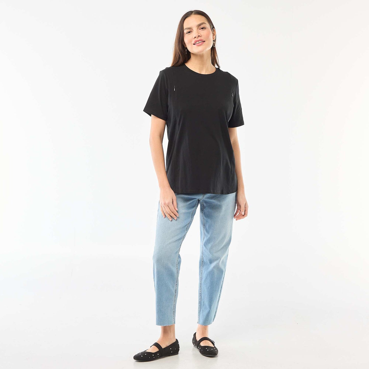 Maternity Mom Fit Jeans BLUE