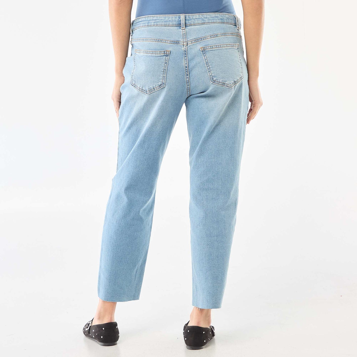 Maternity Mom Fit Jeans BLUE